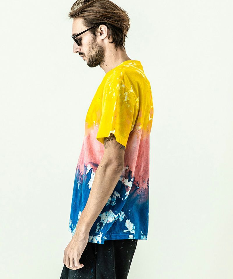 タイダイTシャツ / Uneven dyeing Tee / MULTI