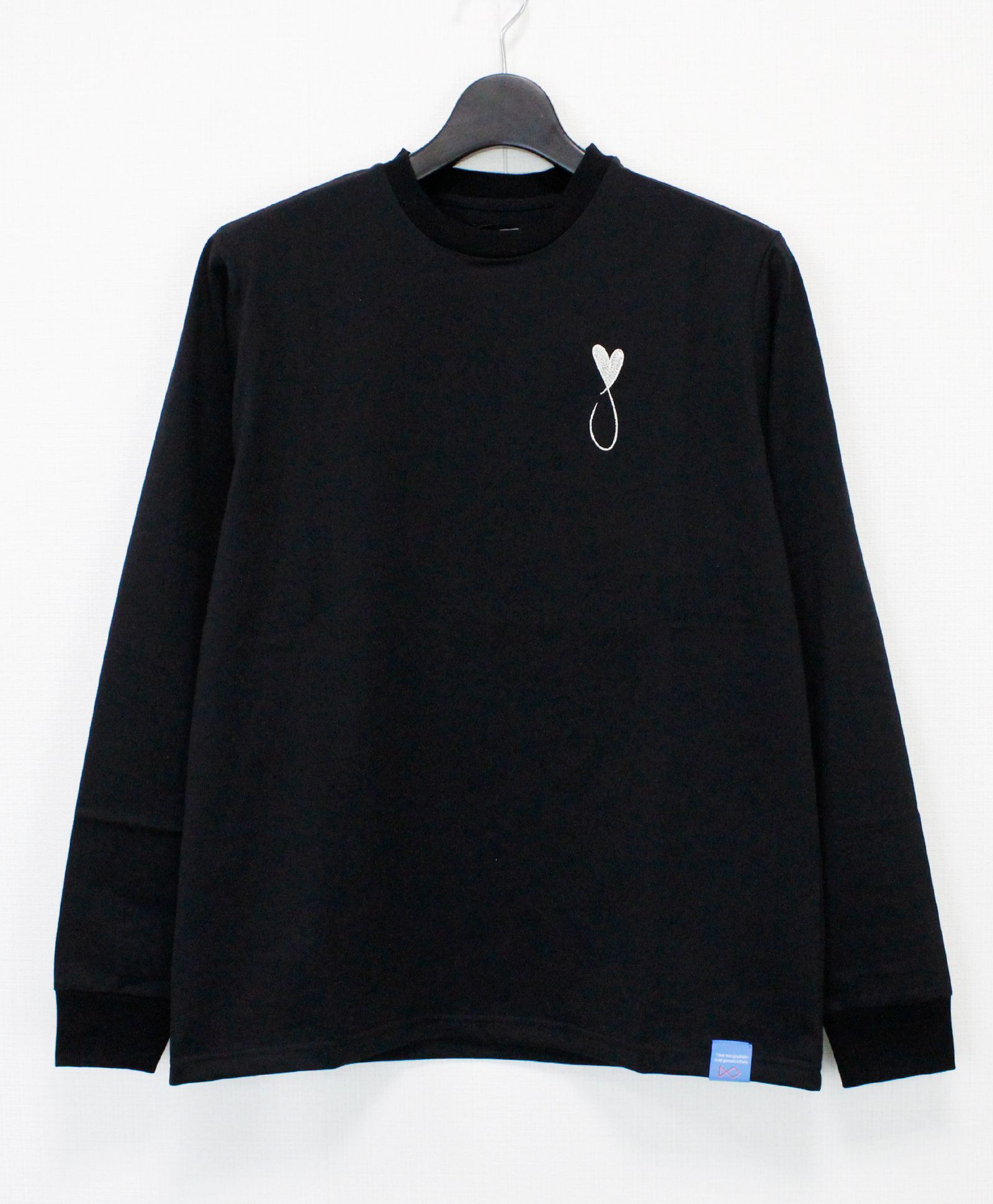 ロングスリーブTシャツ / Tiphanie / BLACK x SILVER