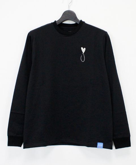 ロングスリーブTシャツ / Tiphanie / BLACK x SILVER