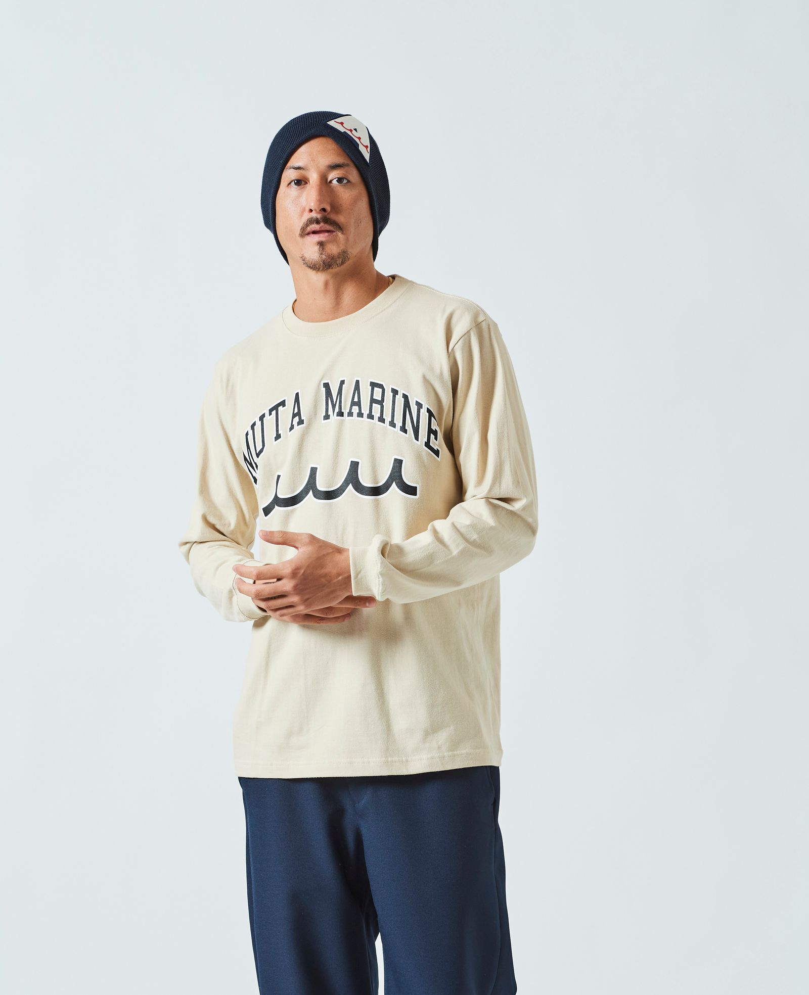 ACANTHUS - ACANTHUS x muta MARINE / muta College Logo L-S Tee