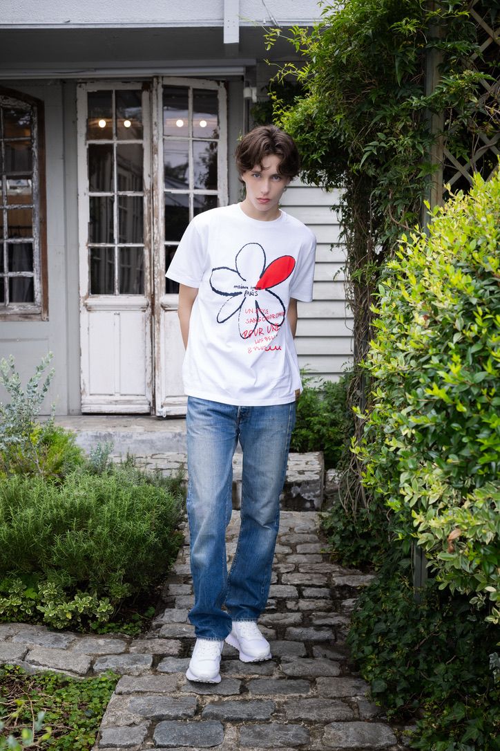 MAISON HONORE PARIS×MUTA MARINE / Tシャツ / Florent &  Concept(フローレント＆コンセプ) / ホワイト