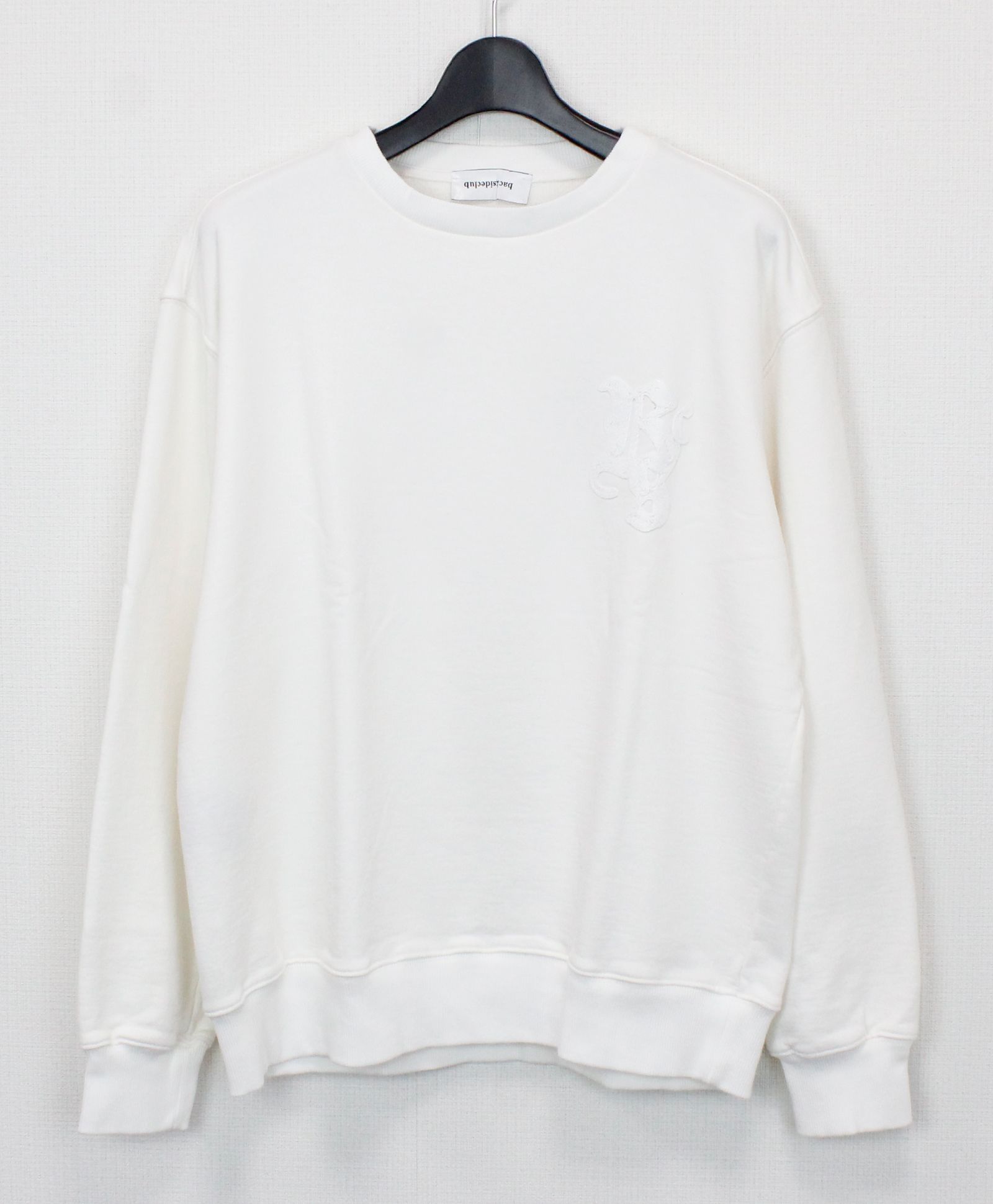 スウェット / CROCHET SWEATSHIRT / WHITE 【SRW 720】