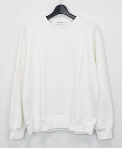 スウェット / CROCHET SWEATSHIRT / WHITE 【SRW 720】
