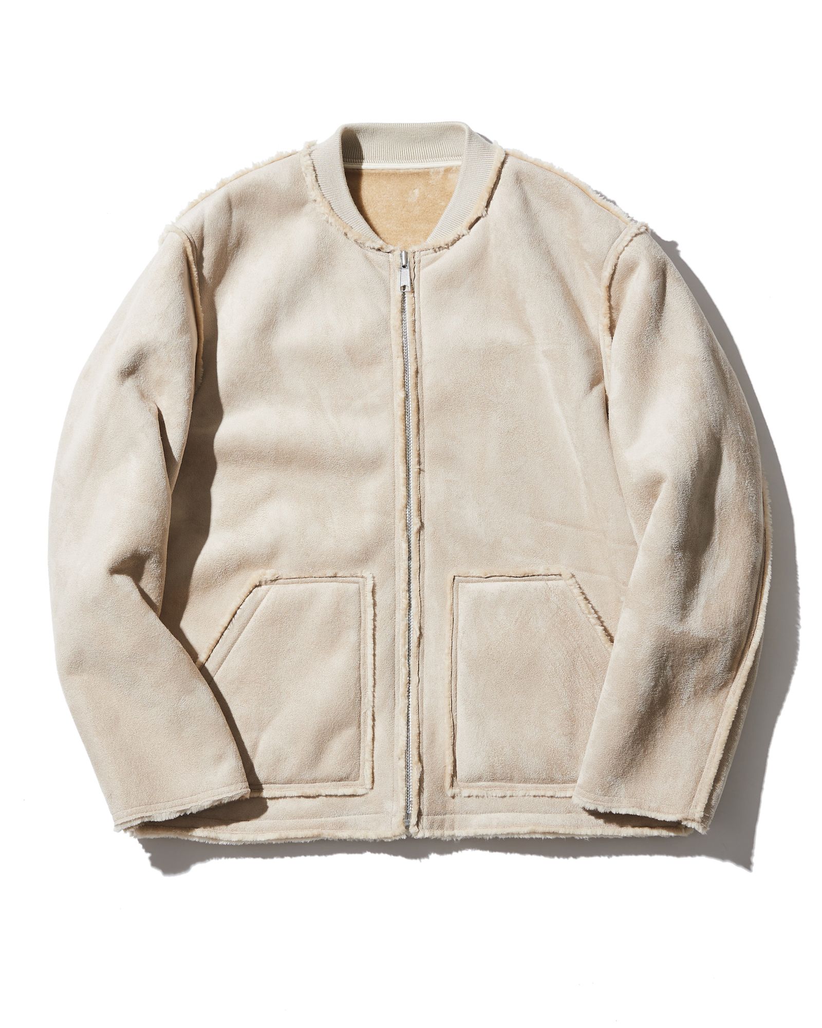 Faux Mouton Jacket / フェイクムートンジャケット / BEIGE 【JK2406】