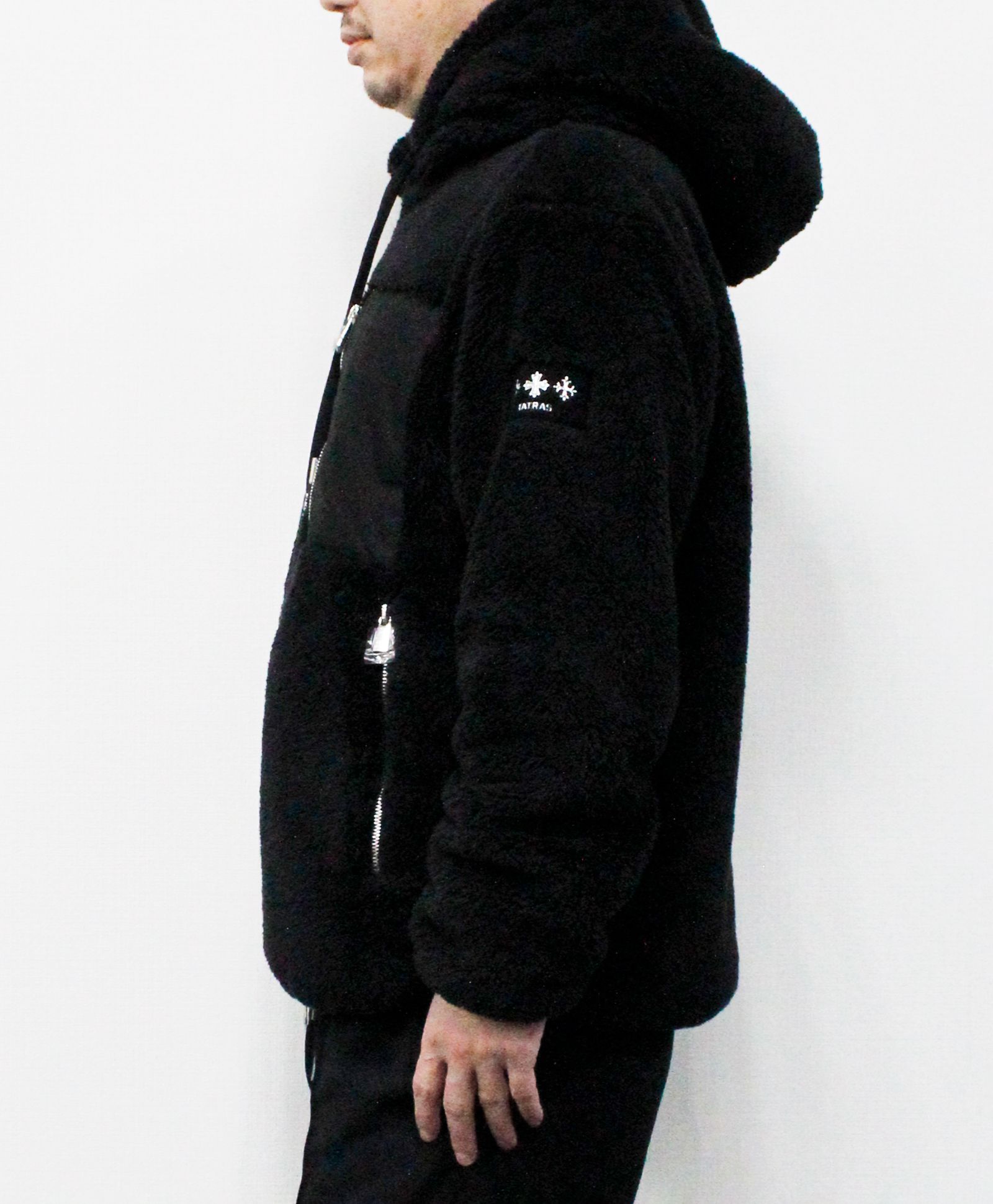 フード付き ボアブルゾン / MENFI /  メンフィ / BLACK [MJXA0212033588]