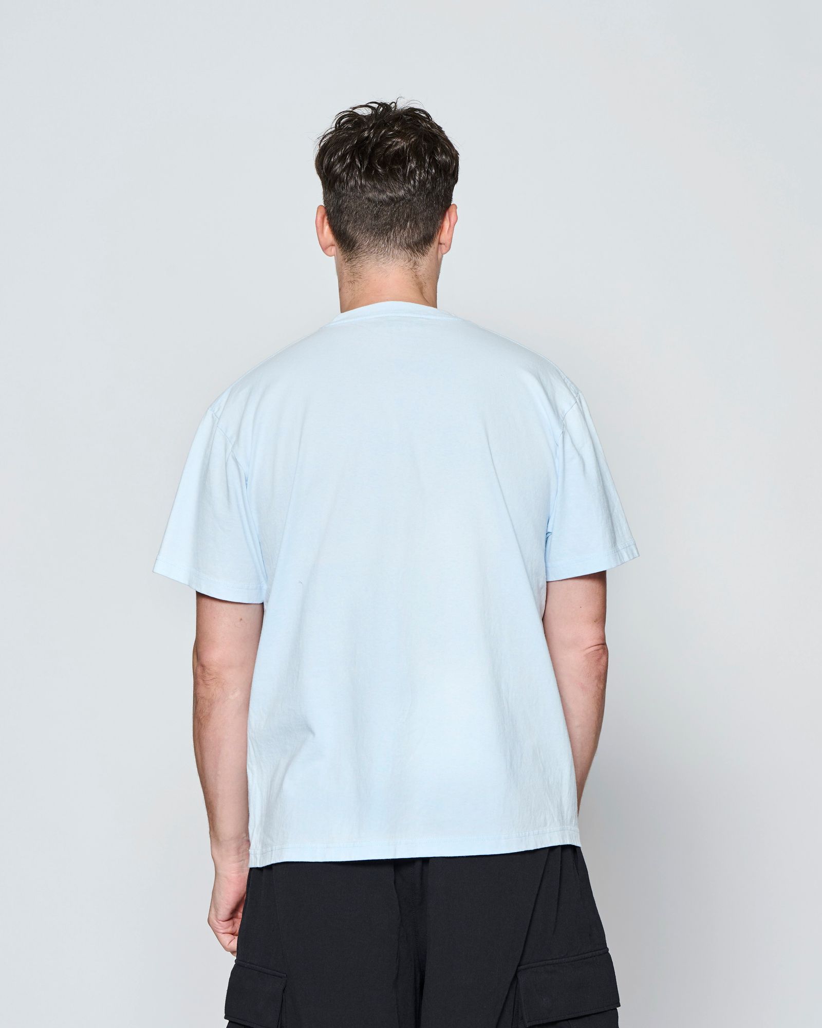 ☆先行予約☆ ヴィンテージ オールドイングリッシュ Tシャツ  /  Vintage Wash Old English Tee / SAX【CT2701】
