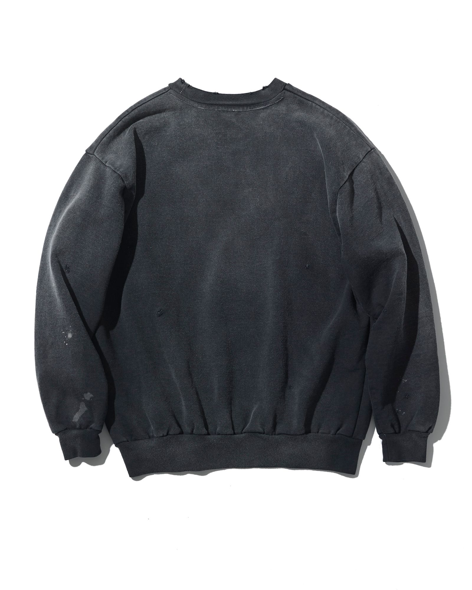 Damaged Crewneck Sweatshirt / スウェット / FADEDBLACK 【DH2503】