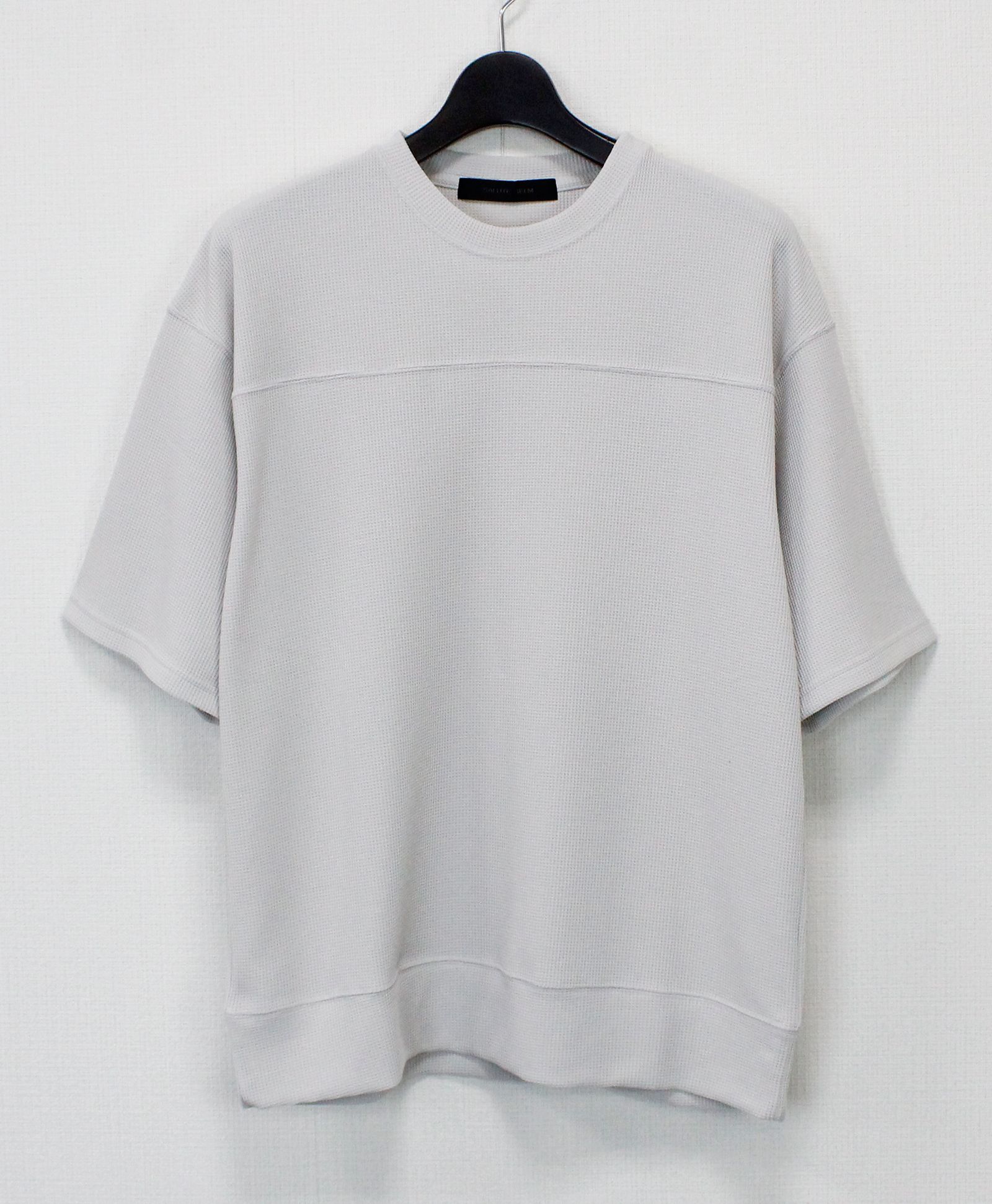 マルーデコットン30sワッフル 半袖Tシャツ  / グレージュ [76003]