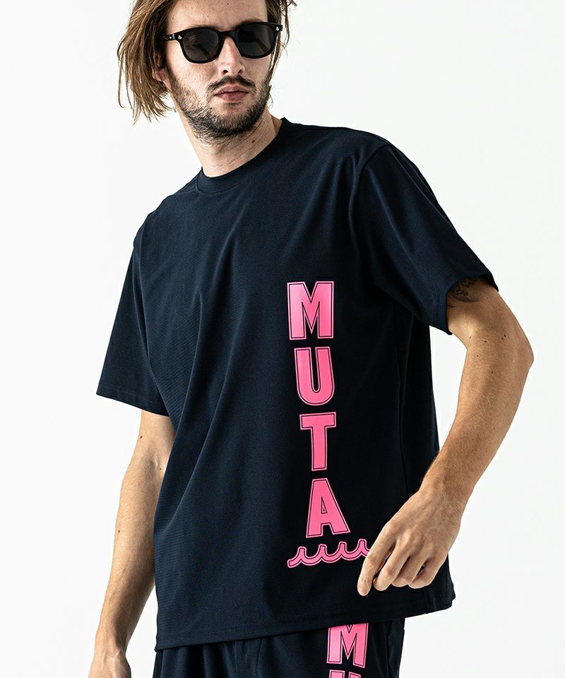 コラボ【ACANTHUS × muta MARINE】メッシュポケット Tシャツ muta MARINE × ACANTHUS メッシュ トリミングポケット Tシャツ