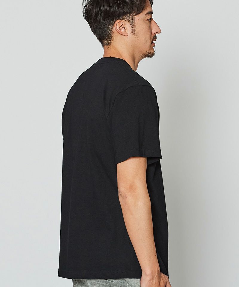ACANTHUS x muta MARINE / muta Wave Line Pocket Tee / Tシャツ / BLACK / MA2436