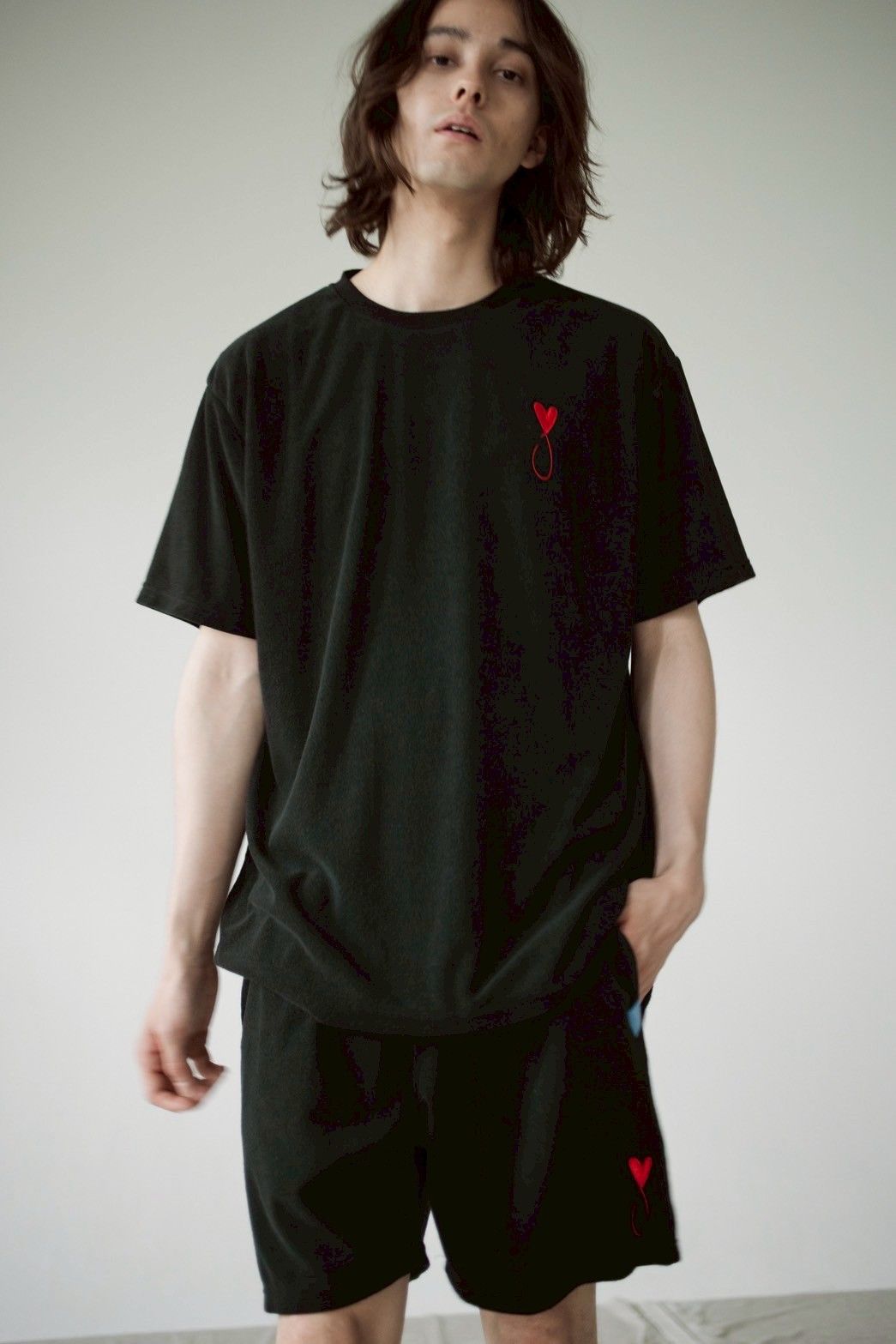 パイルTシャツ / Pile T / BLACK