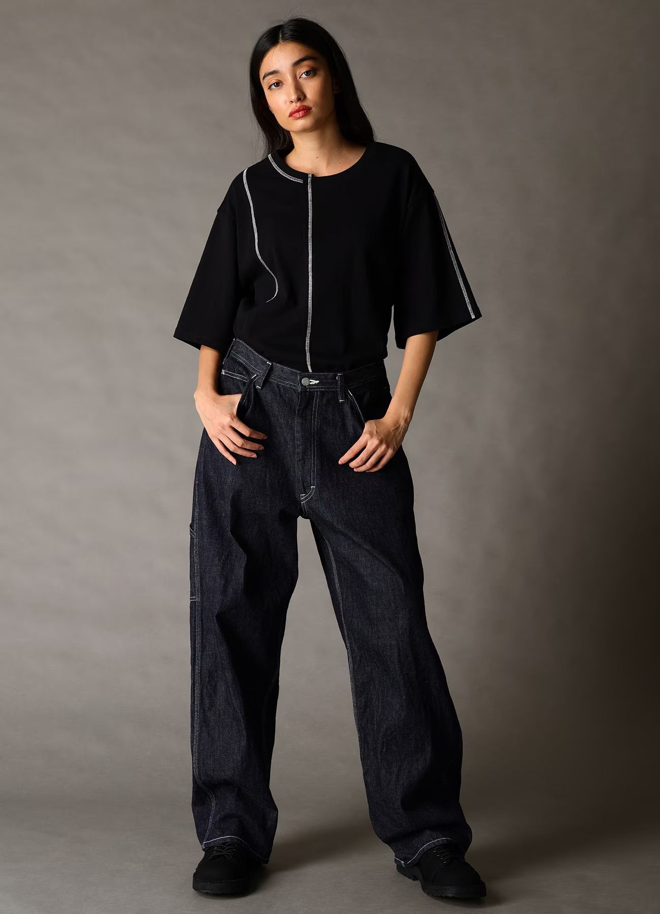 Ground Y×EDWIN 11oz INDIGO DENIM PAINTER PANTS  / デニムペインターパンツ / INDIGO [GX-P03-006-1]