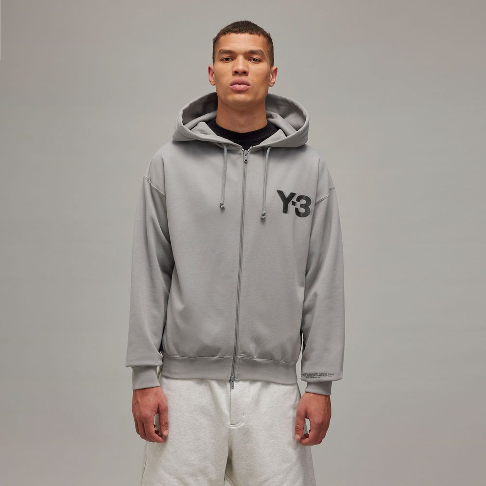 Y-3 - ロゴ ジップ フーディー / LOGO ZIP HOODIE / CHSOGR [JD9808-APPA24] | femt