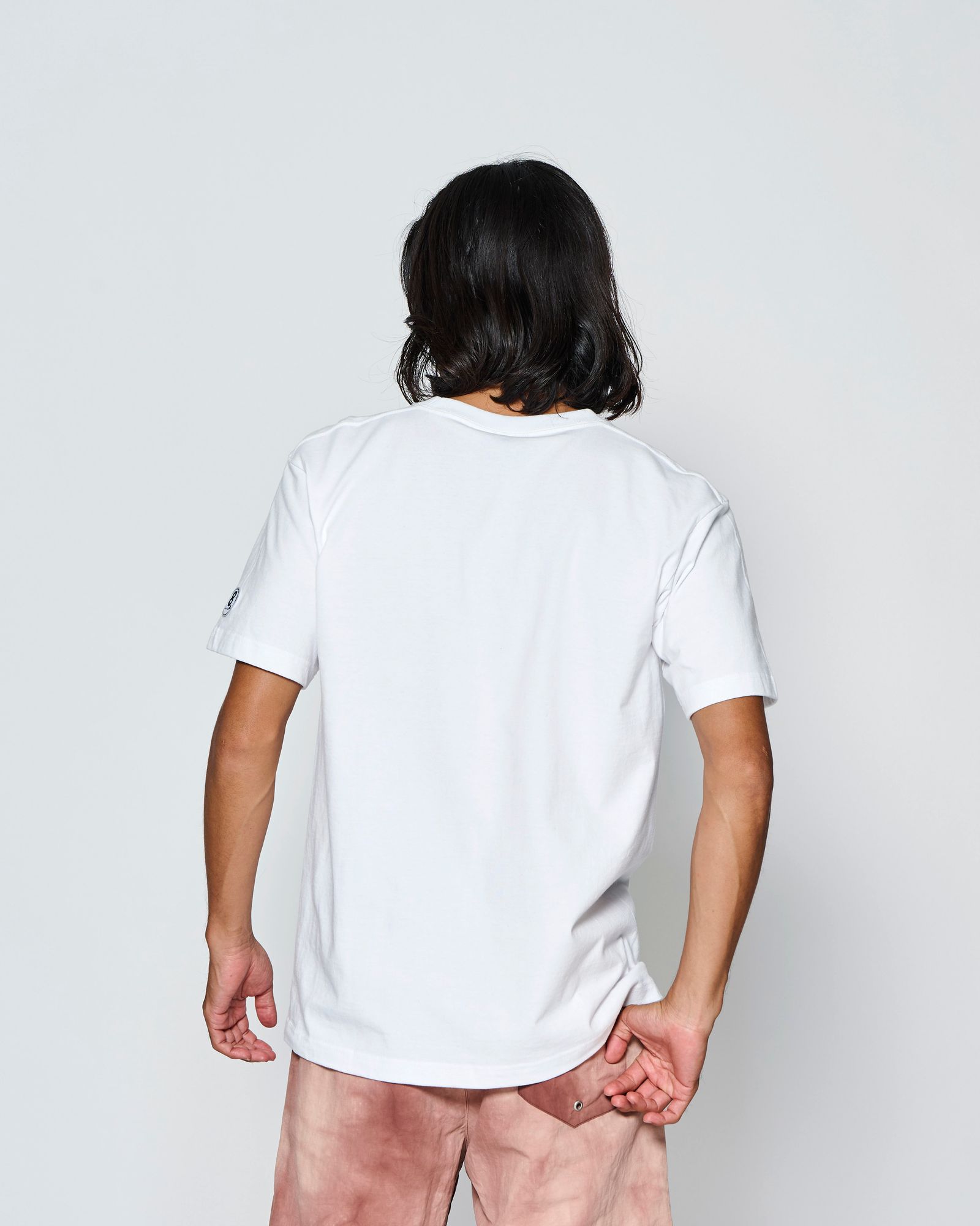 ☆先行予約☆muta MARINE × ACANTHUS  / Wネームロゴ半袖Tシャツ /  W-name logo S/S tee / WHITE【MA2728】