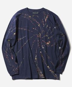 スパイラル スプラッシュ ロングスリーブTシャツ / Spiral Splash L/S Tee /  NAVY 【CT2311】