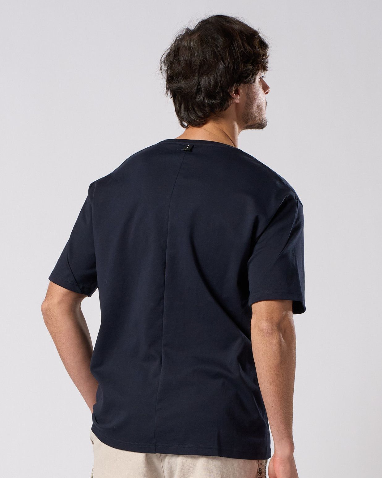 ☆先行予約☆ ラグジュアリーコットンクルーネック S/S  カットソー /  luxury cotton S/S / NAVY [7134 cj72i]