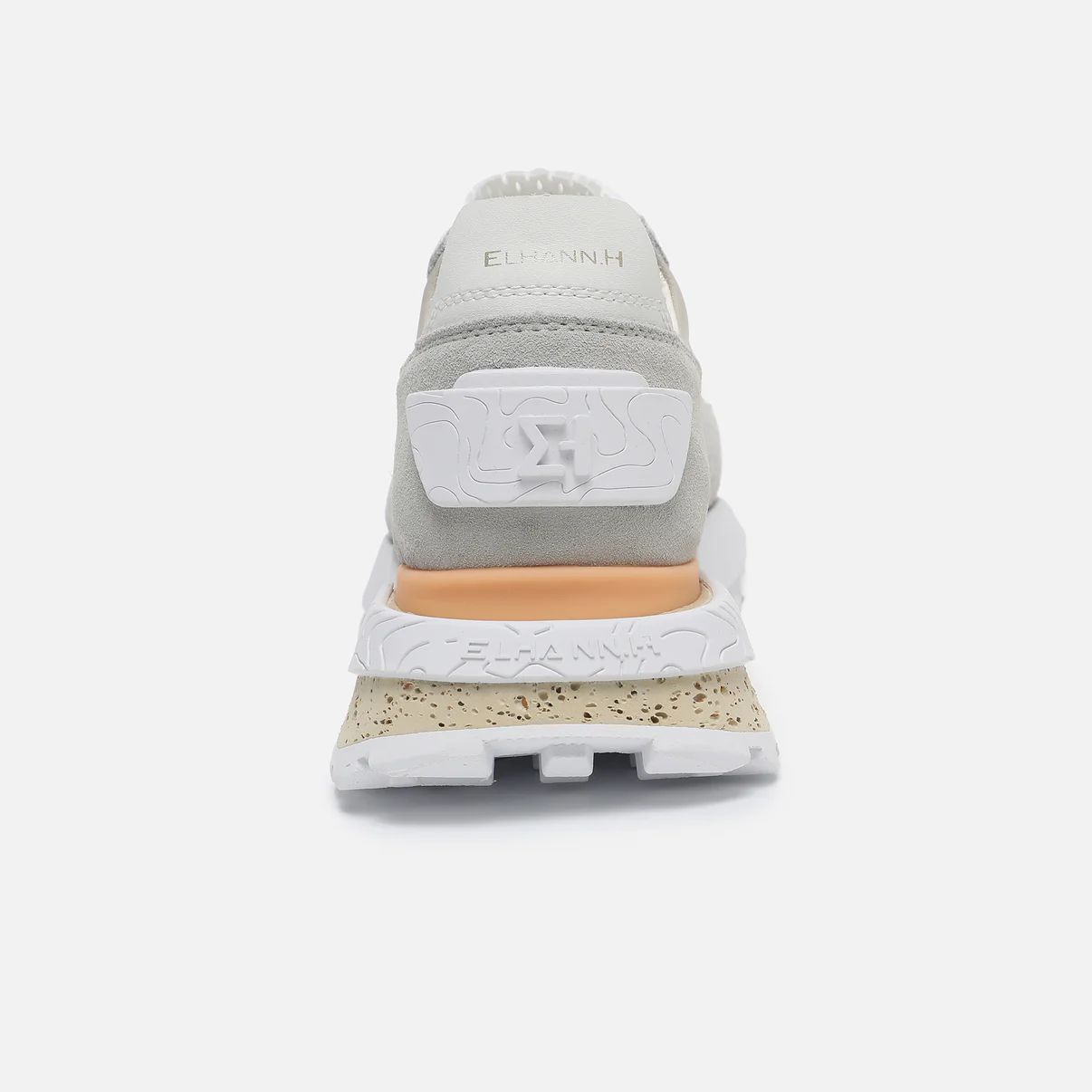 レザーテックスニーカー / NSJ600J /  GREY/MELON