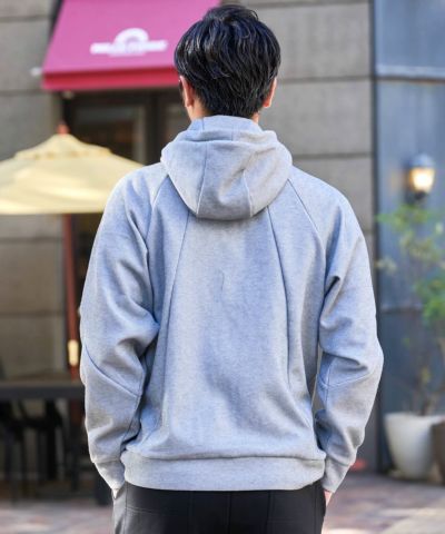 止水ジップパーカー / グレー【341027】