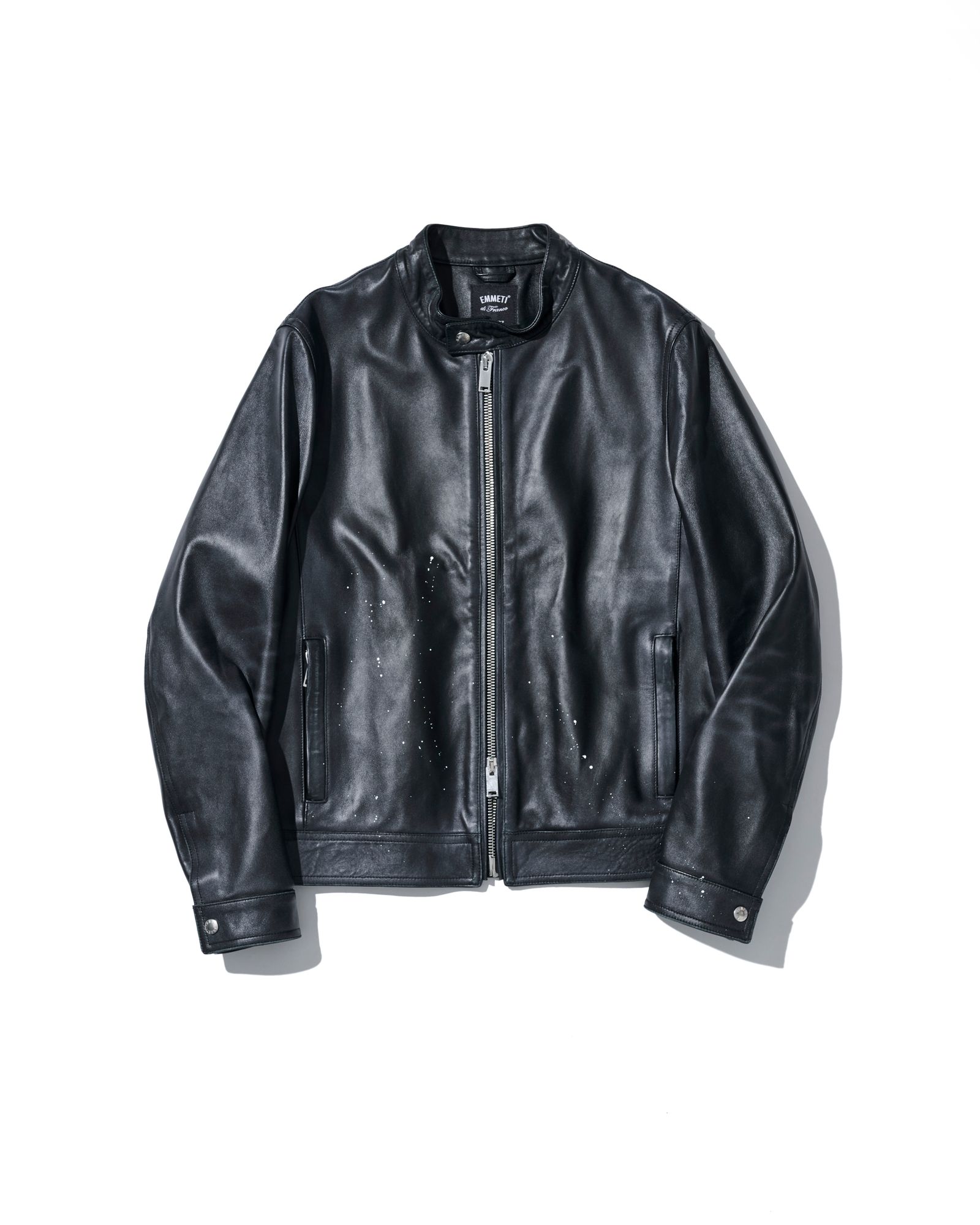 ☆先行予約販売☆ Emmeti x ACANTHUS レザージャケット /   "JURI"  Aged Edition  / BLACK 【LM2601】