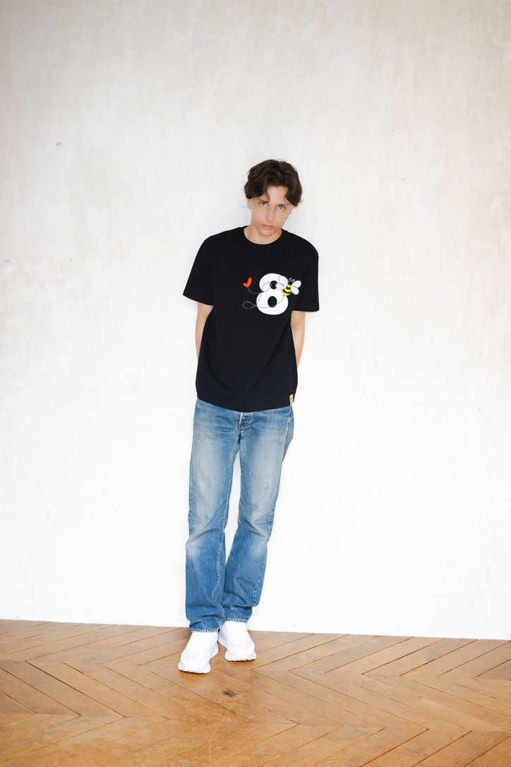 LEON×MAISON HONORE PARIS×MUTA MARINE / Tシャツ / Joakim &  Huit(ジョアキム＆ユイット) / ブラック