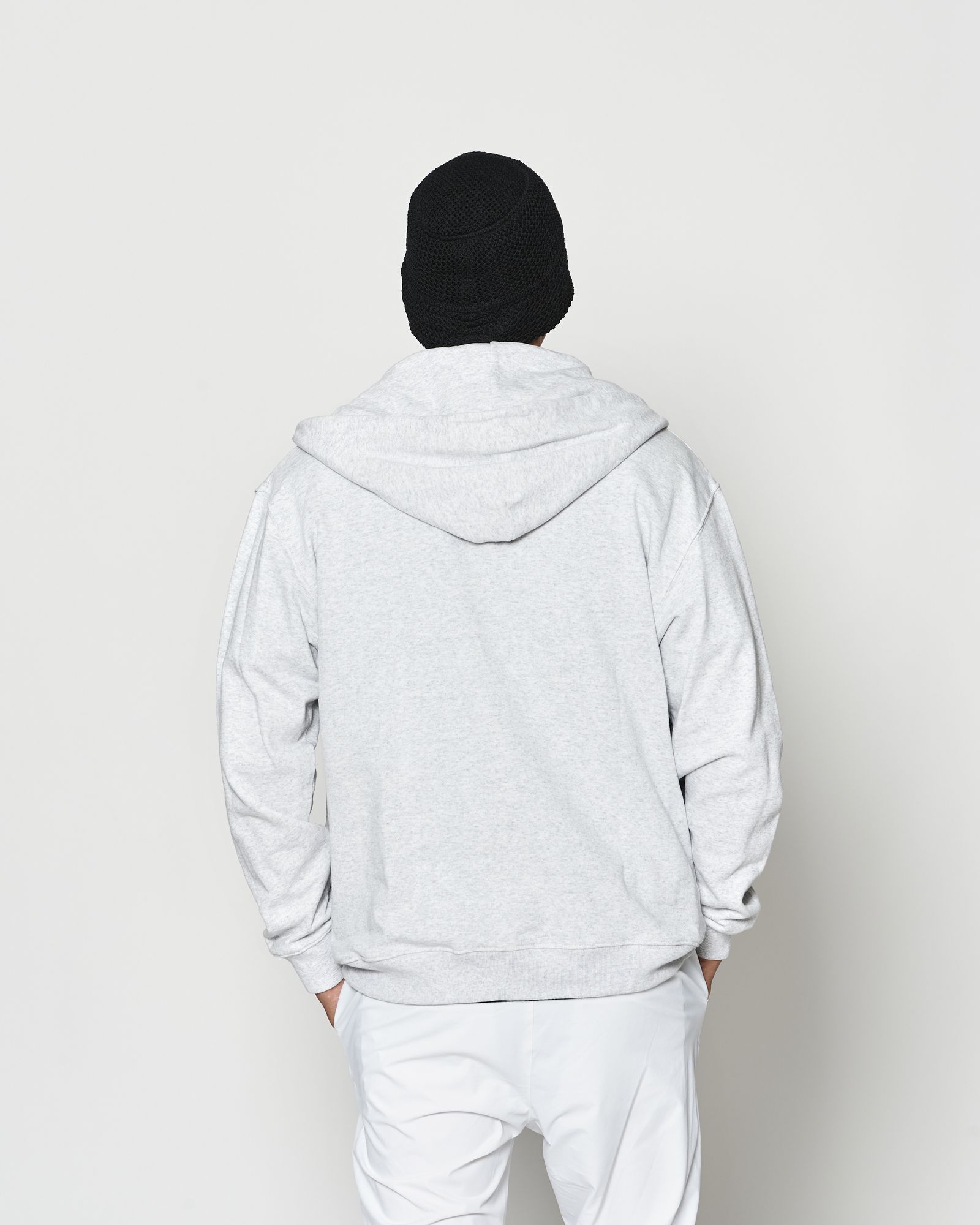 ☆先行予約☆muta MARINE × ACANTHUS  / アーチロゴ スウェットジップフーディー / パーカー / Arc Logo Zip Up Hooded Sweatshirt / ASH GREY【MA2610】