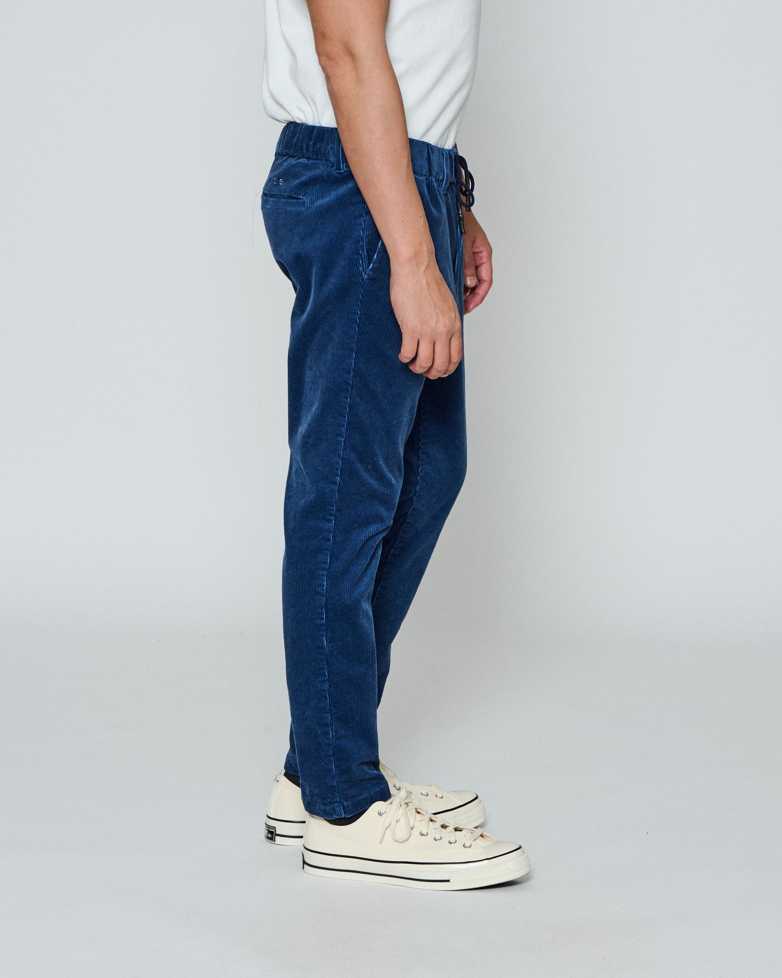☆先行予約☆ コーデュロイ イージータイトパンツ /  Corduroy Easy Tight Pants / BLUE 【PT2504C】