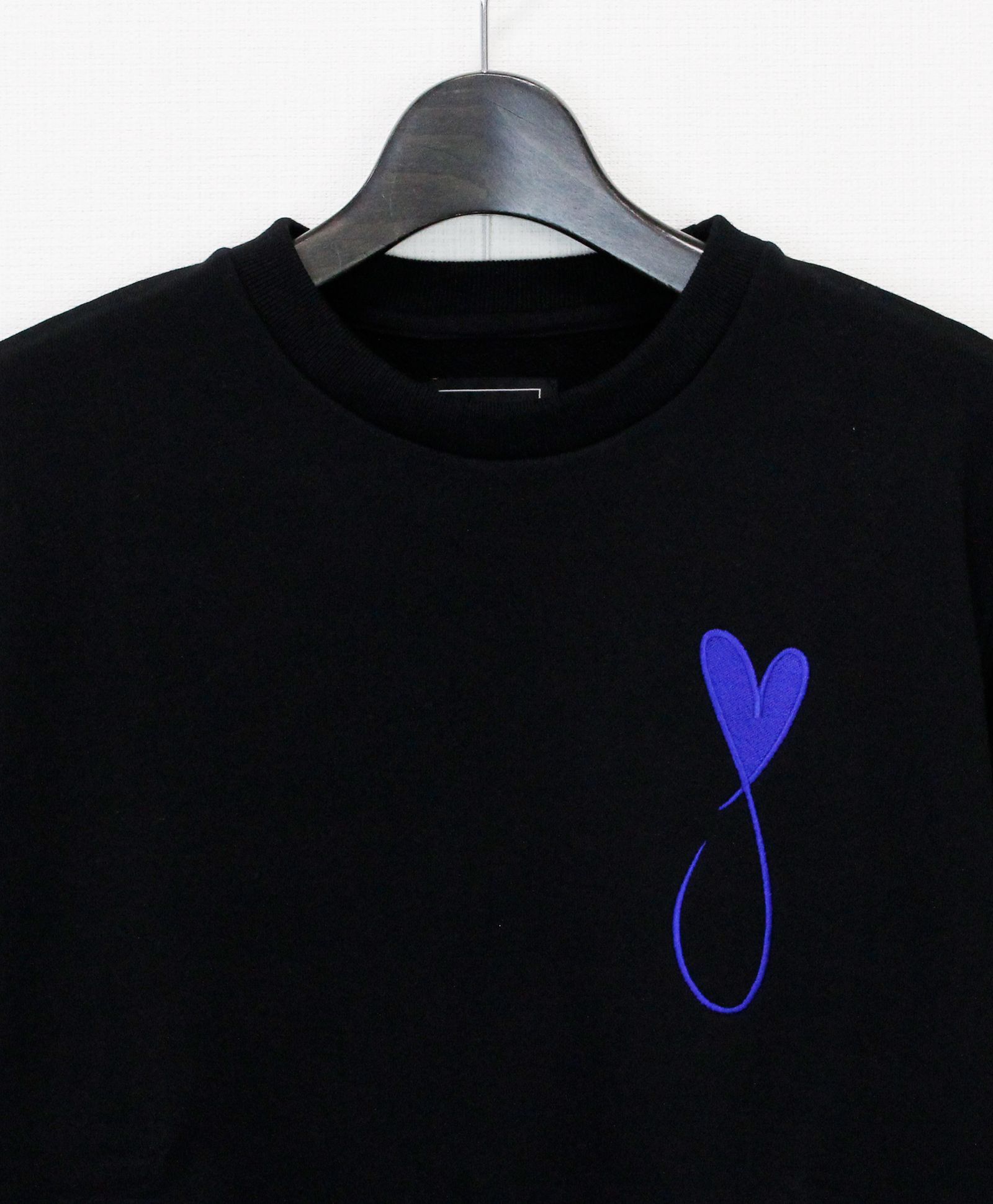 スウェット / Tiphanie Big Logo Sweat / Black x Royal Blue