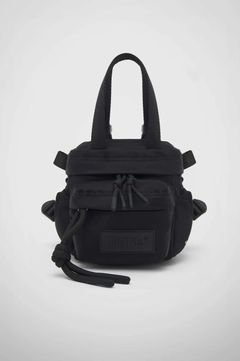 リュック バックパック ハンド ショルダー バッグ 2WAY / イースト+ウェスト リサイクルナイロン 防水 / XSサイズ / ブラック [ZAEWRX001 NERO]