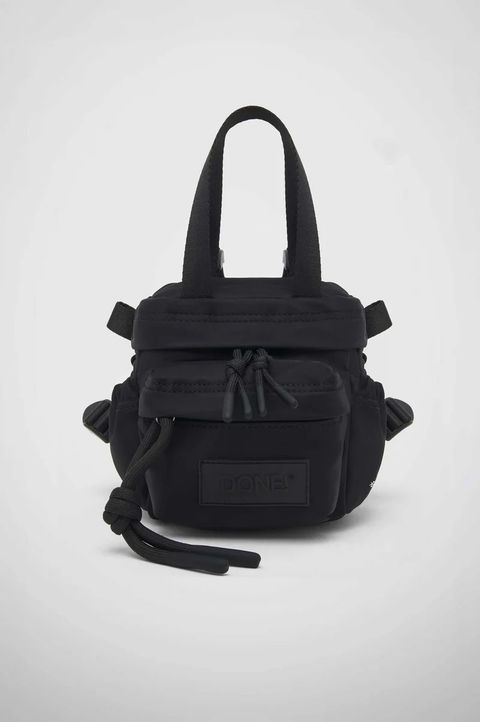 リュック バックパック ハンド ショルダー バッグ 2WAY / イースト+ウェスト リサイクルナイロン 防水 / XSサイズ / ブラック [ZAEWRX001 NERO]