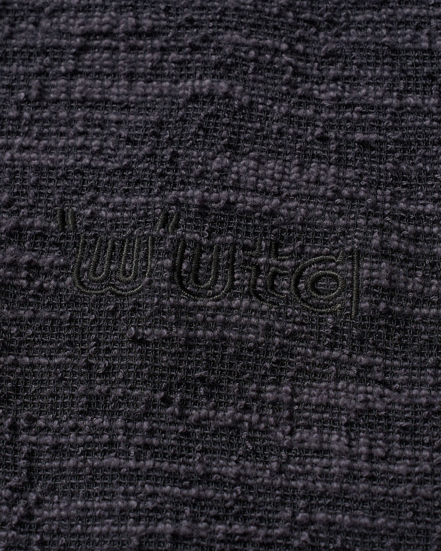 ☆先行予約☆ muta × wjk  / ニットジャガード リラックス Tシャツ / knit jacquard relax S/S / BLACK [702 mw02i]
