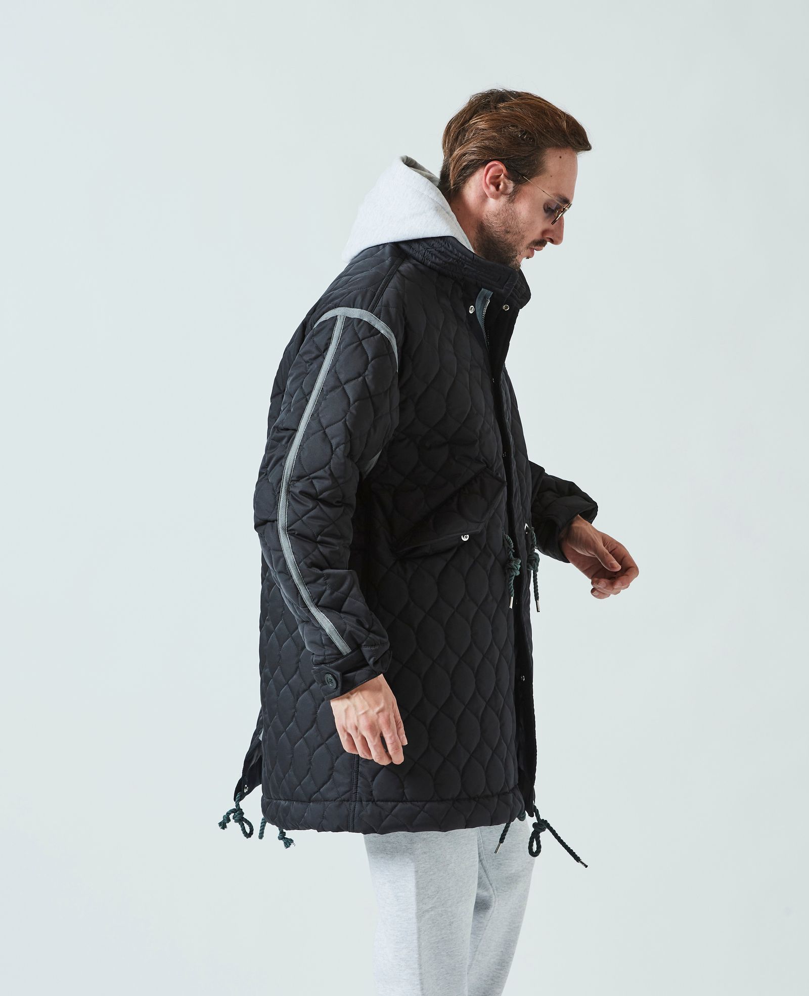 Quilting Mods Coat / BLACK 【CO2301】