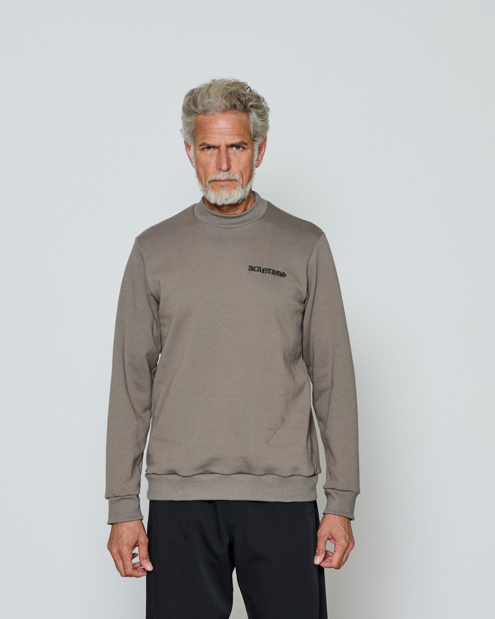 ☆先行予約☆  モックネックスウェット / Mockneck Sweatshirts / CHARCOAL 【HJ2603】