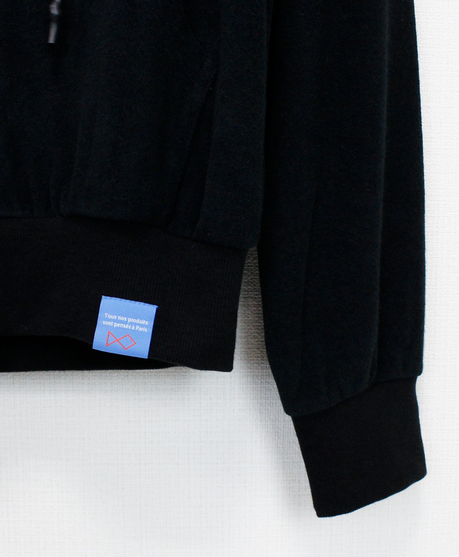 パイルジップパーカー / Pile Zip Hoodie / BLACK