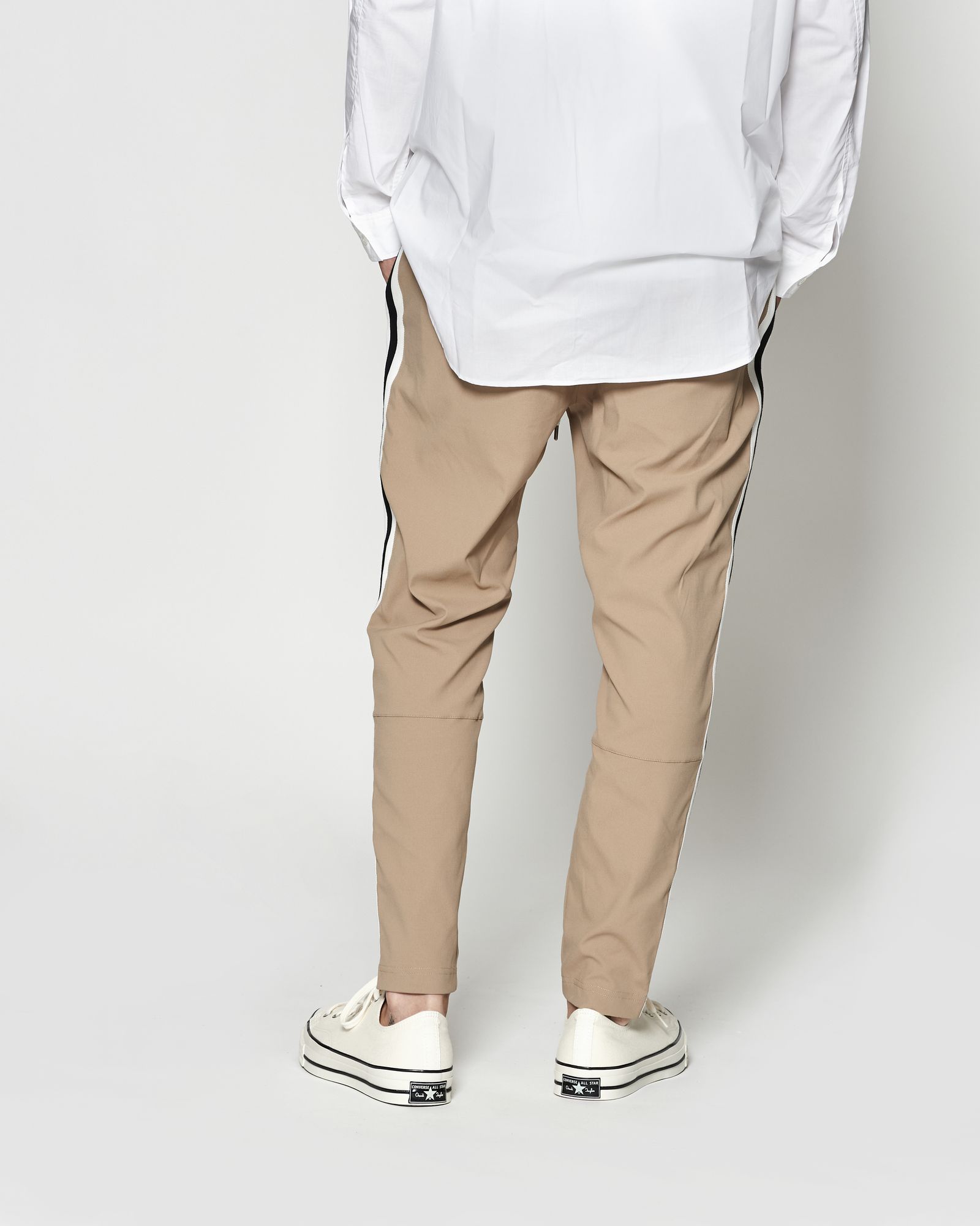 ☆先行予約☆muta MARINE × ACANTHUS / スウィートサイドラインパンツ / sweet side line pants / BEIGE 【MA2626】