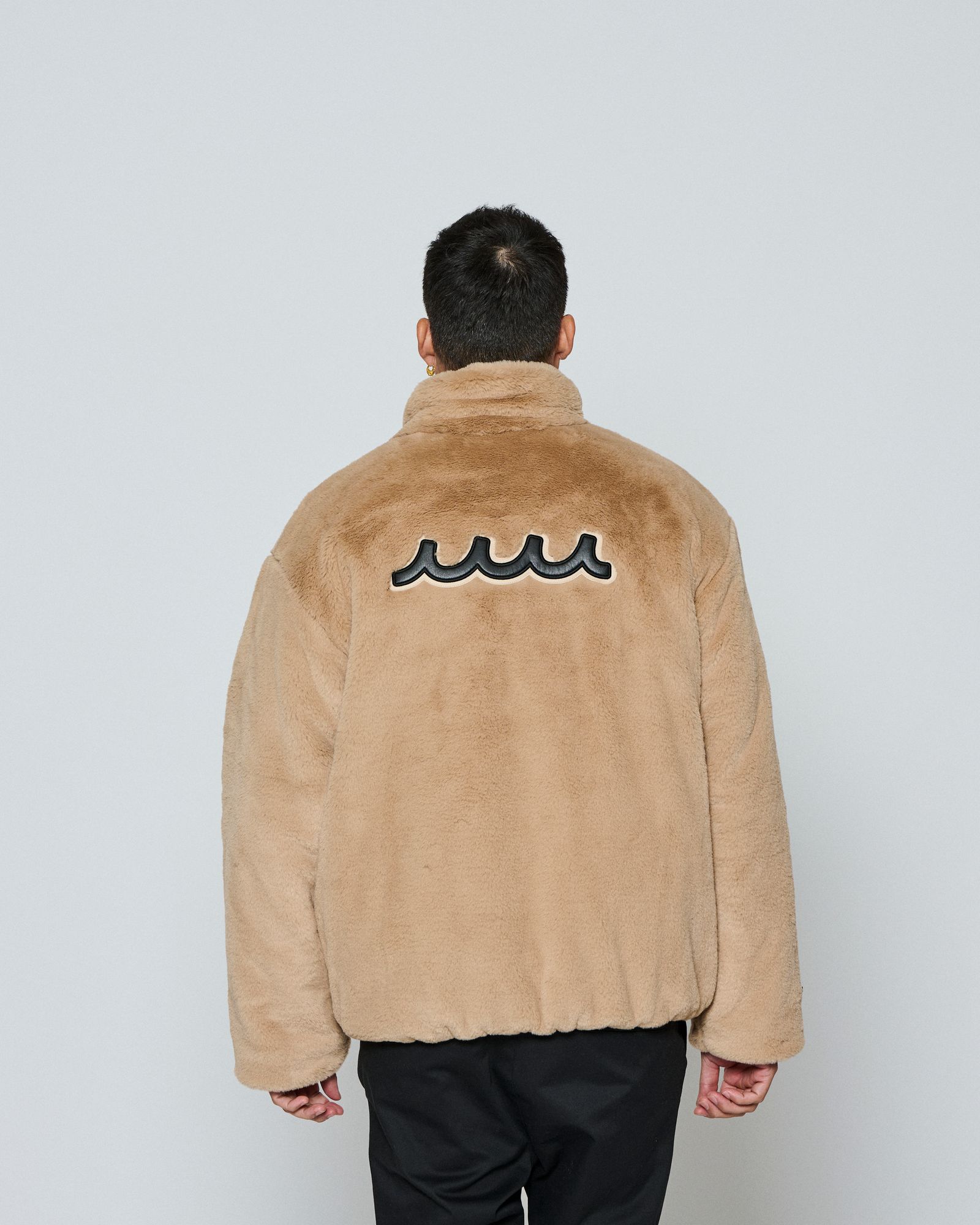 ☆先行予約☆ muta MARINE × ACANTHUS / フェイクファージャケット / Faux Fur Jacket / BEIGE 【MA2650】