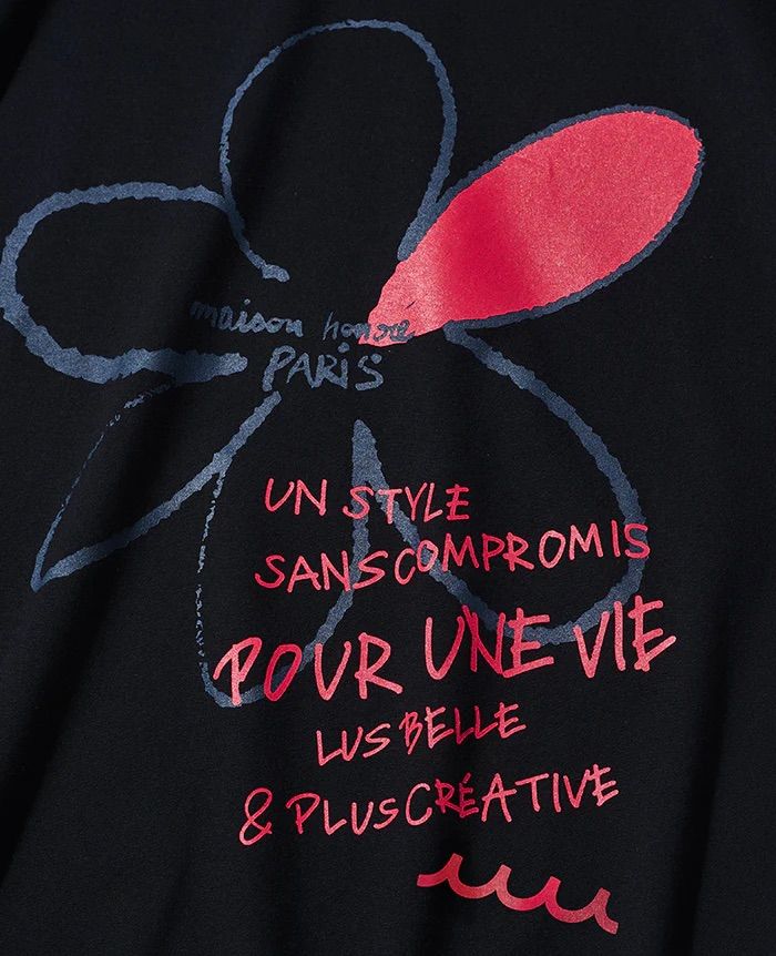 MAISON HONORE PARIS×MUTA MARINE / Tシャツ / Florent &  Concept(フローレント＆コンセプ) / ブラック