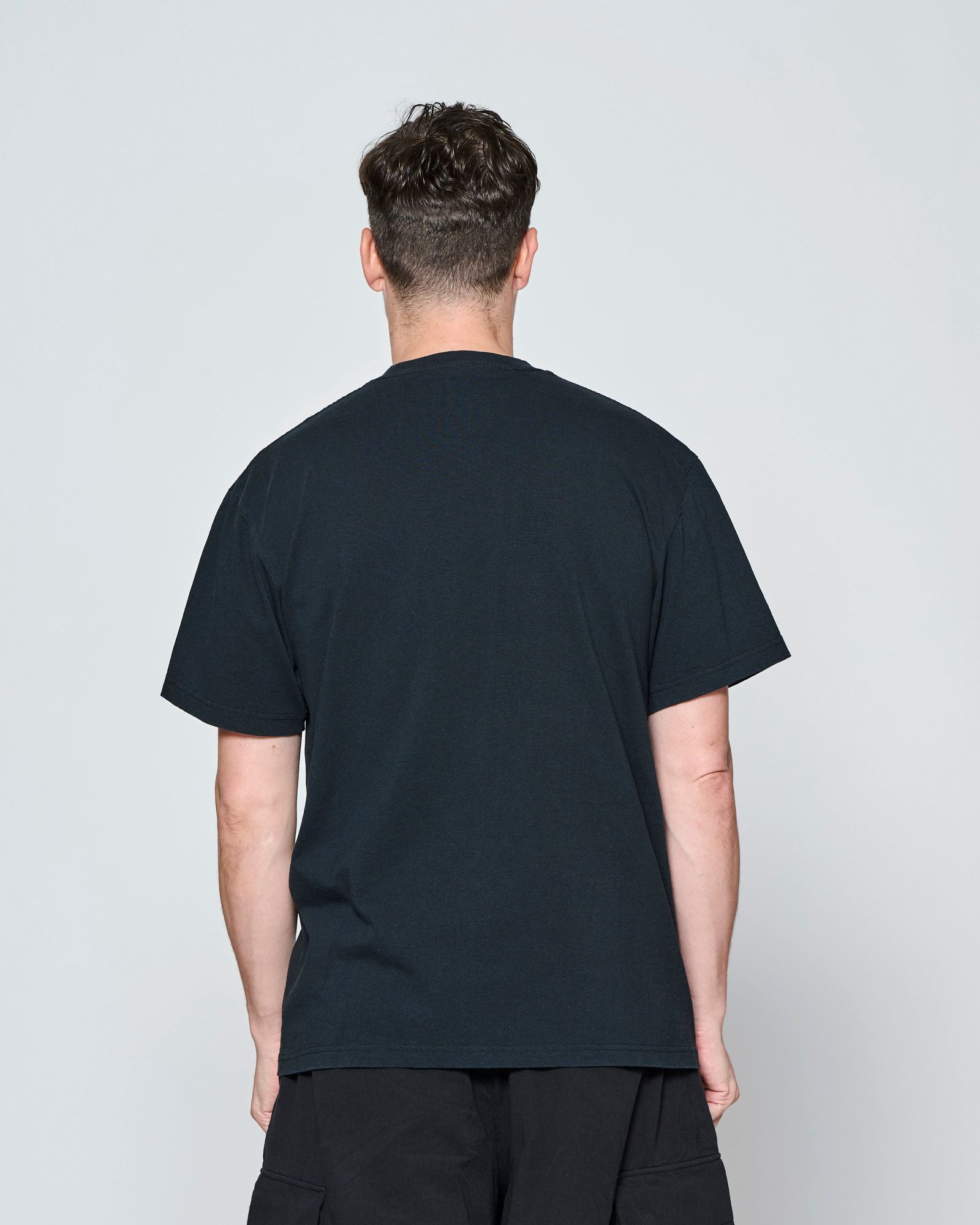 ☆先行予約☆ ヴィンテージ エンブロイダリーTシャツ  /  Vintage Wash Embroidered Tee / BLACK【CT2705】