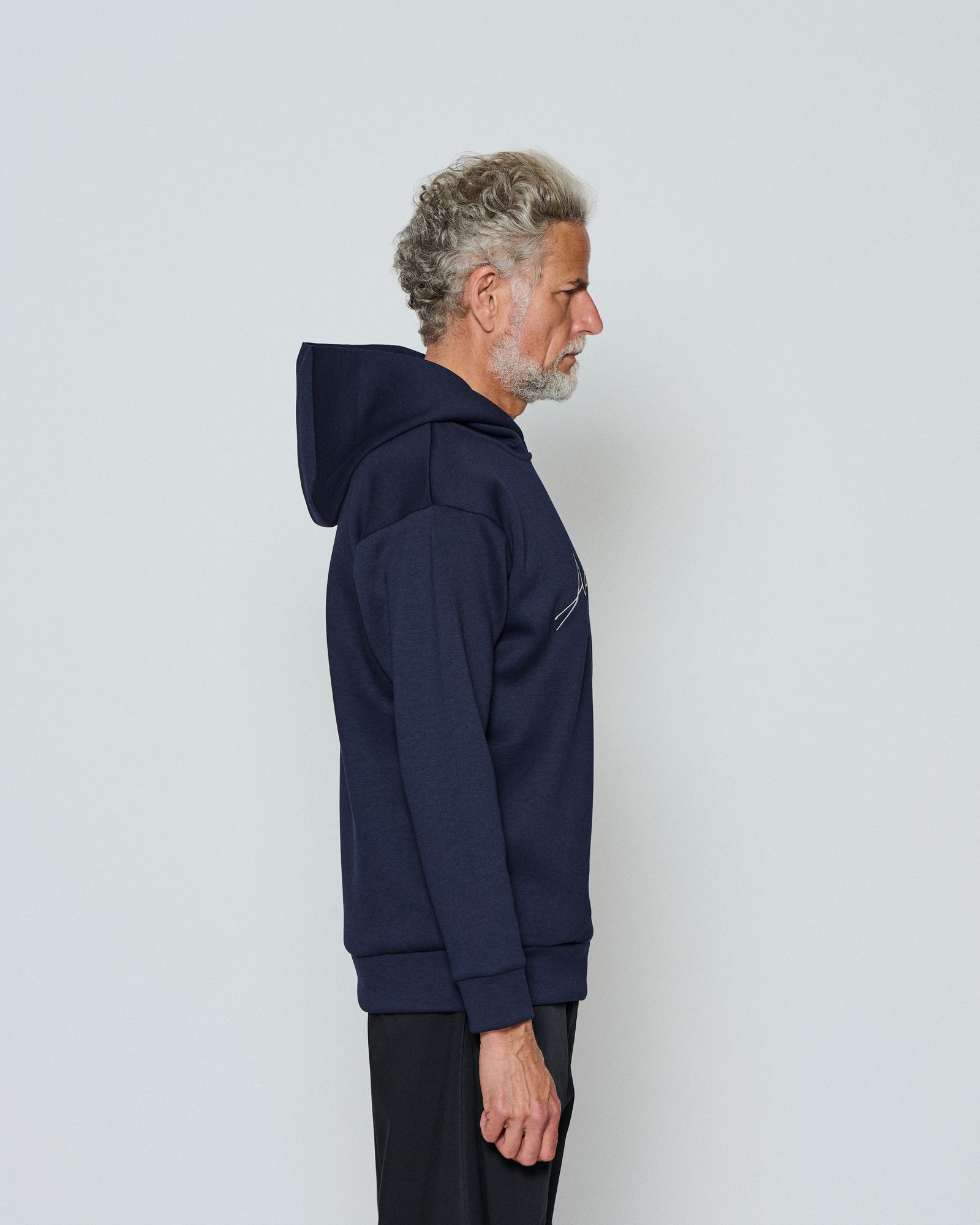 ☆先行予約☆  ダンボールニットスウェットパーカー / フーディー / Hooded Sweatshirt / NAVY 【DW2501】