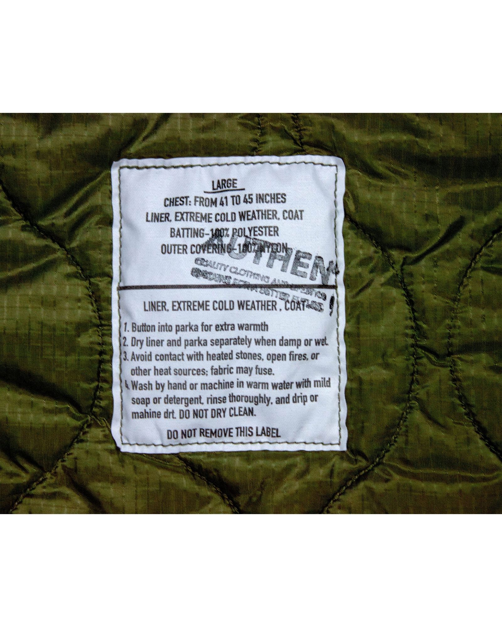 ミリタリーライナー ポーチ S / MILITARY LINER POUCH S  / OLIVE [AUT-102-005]
