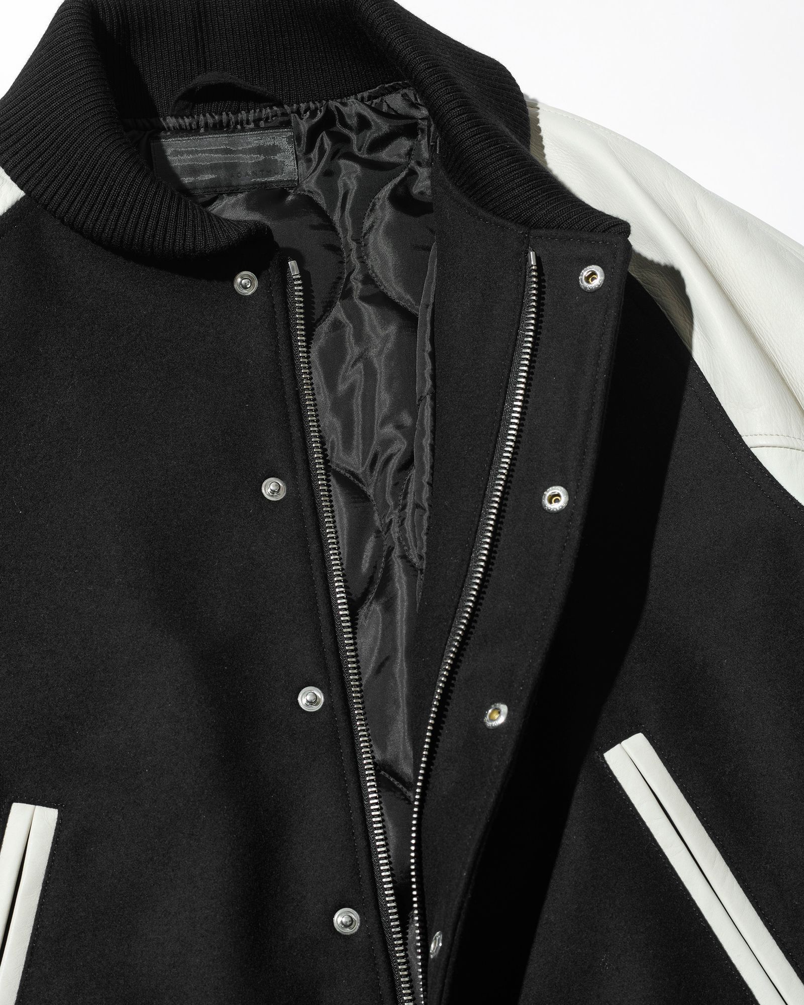 ☆先行予約販売☆  Studium Jacket / スタジアムジャケット / BLACK WHITE 【ST2301】