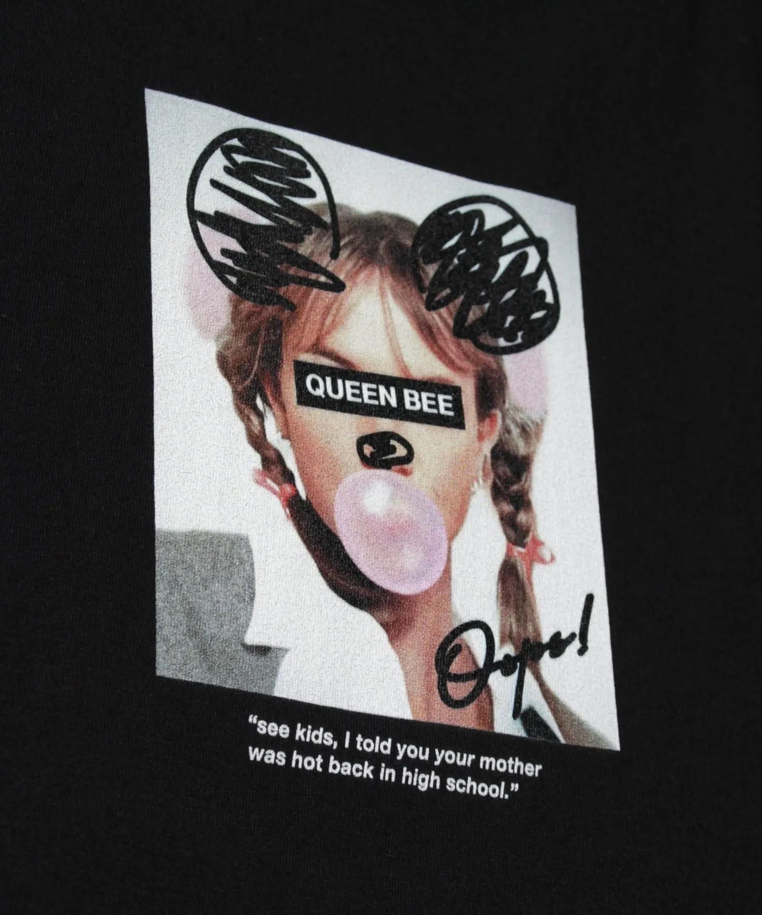 [Oops!] Tシャツ / BLACK [251024BR]