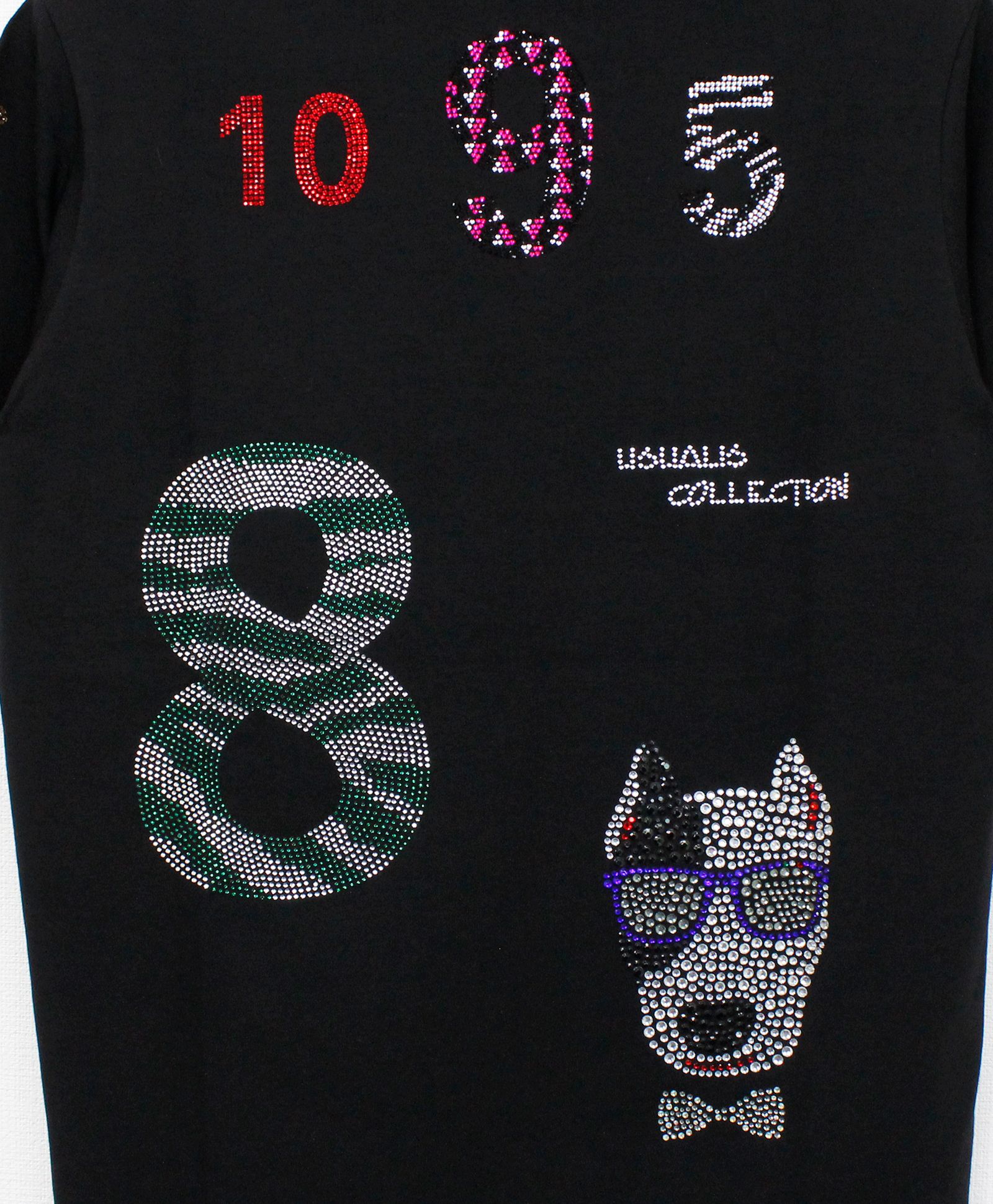 ランダムデザイン S/S Tシャツ / ブラック [UC41-N157]