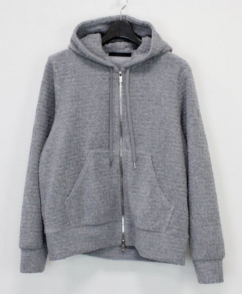 DOVINO ドヴィーノ /  パイルジップパーカー  / ライトグレー [MCKZ0469063588]