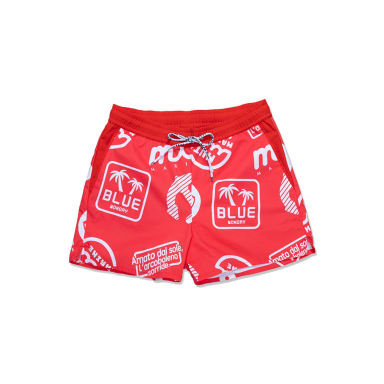 muta - muta MARINE / ムータマリン / レディース / ランダムロゴ スイムショーツ / レッド | MAVERICK GROUP ONLINE STORE muta - muta MARINE / ムータマリン / レディース / ランダムロゴ スイムショーツ / レッド | MAVERICK GROUP ONLINE STORE