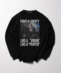 [Liberty Leading the People] ライト・スウェット・クルーネック / トレーナー / BLACK [263424MD]
