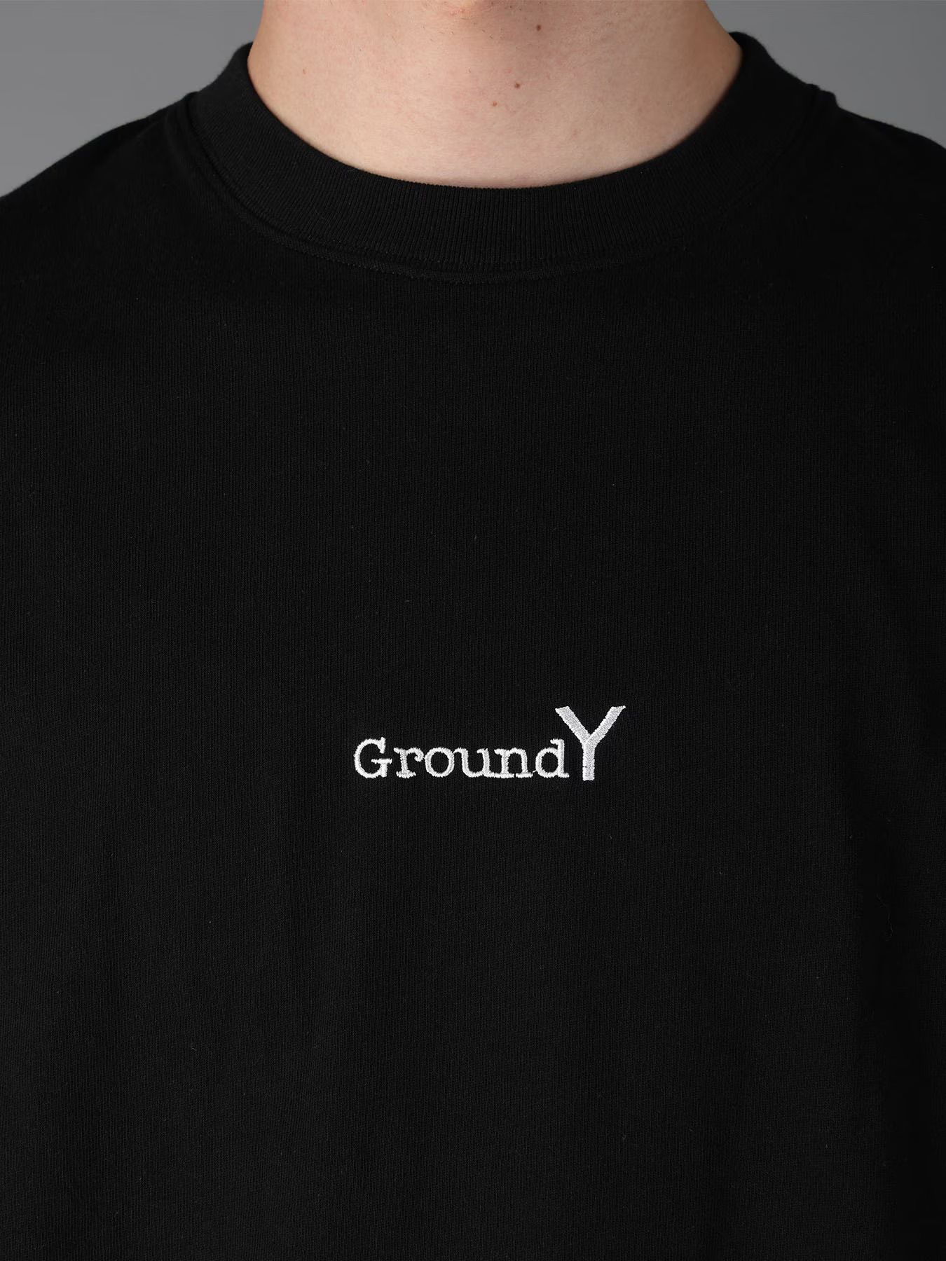 Ground Y × NEW ERA LONG SLEEVE T / BLACK [GW-T50-091-1]
