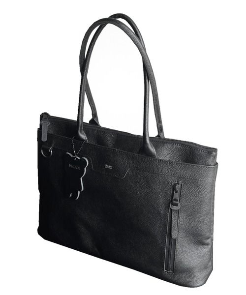 ウォータープルーフレザービジトートバッグ / Water Proof Cow Lether Tote Bag / B-BK [DCD-01511]