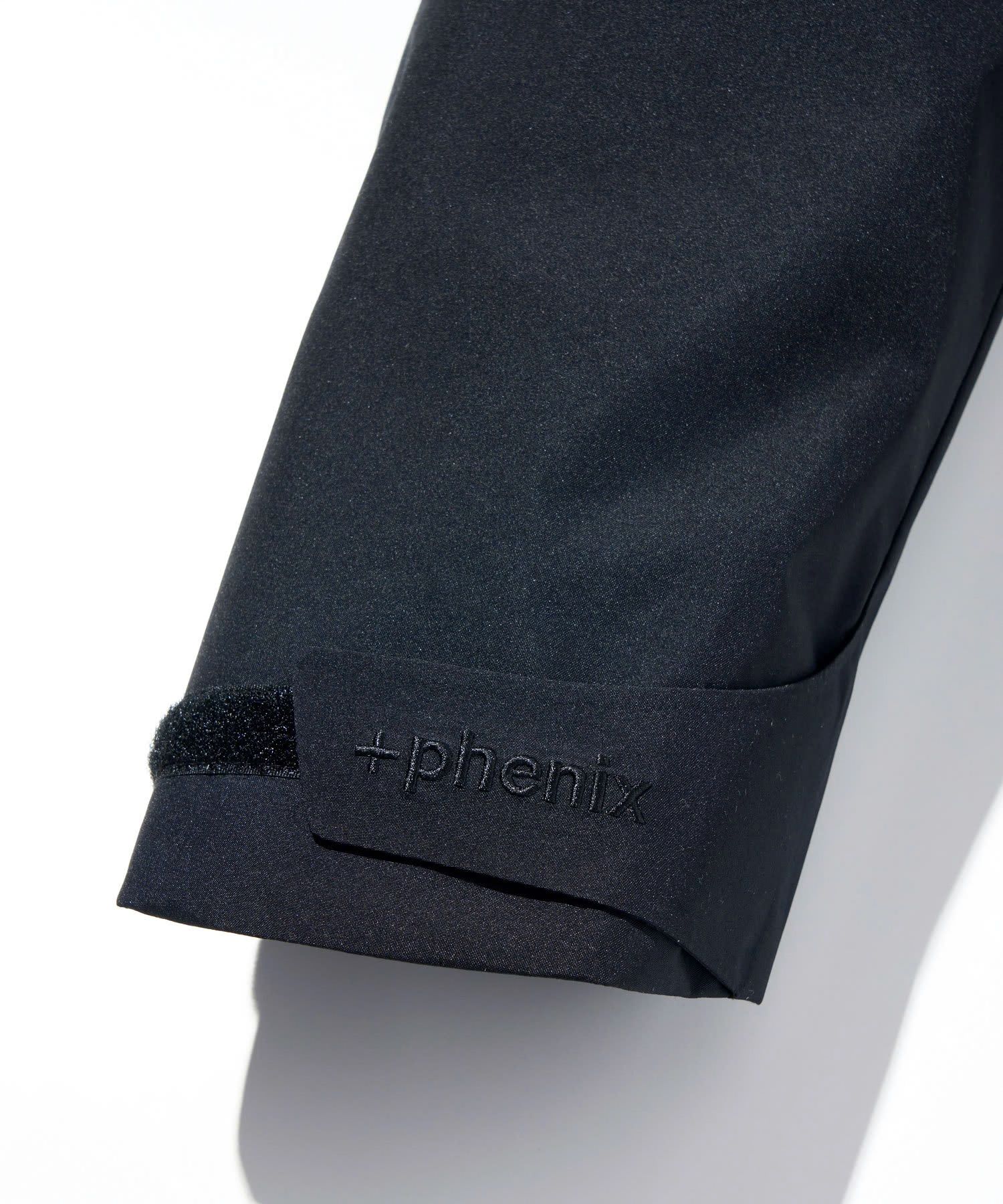 ☆先行予約☆1PIU1UGUALE3 RELAX × +phenix / トランスフォームマウンテンパーカー WINDSTOPPER プロダクト by GORE-TEX LABS /ウィンドストッパー / ゴアテックス  / ブラック【USO-26130】