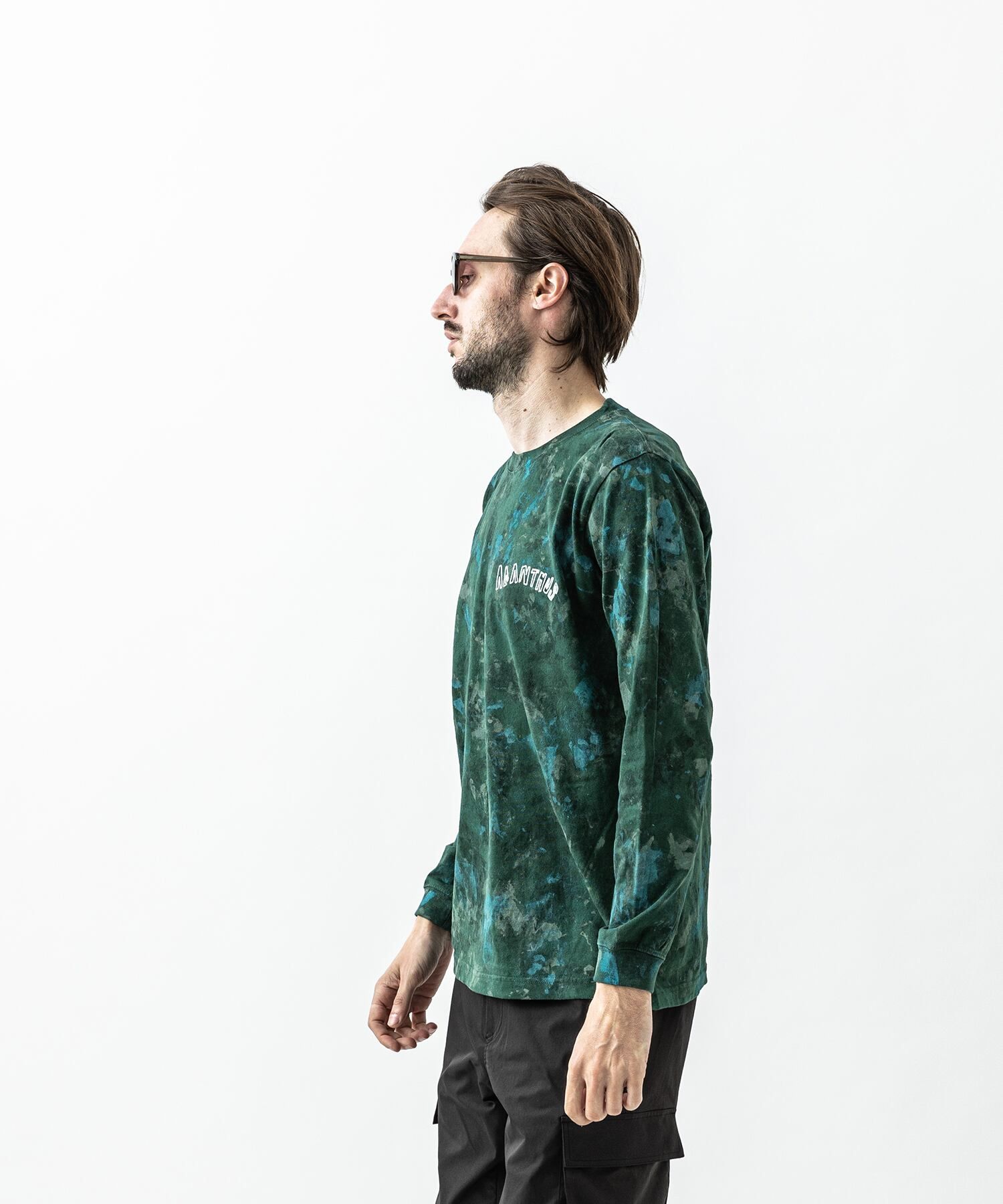 ペイントカモフラージュ L/S Tシャツ / Paint Camo L/S Tee / GREEN
