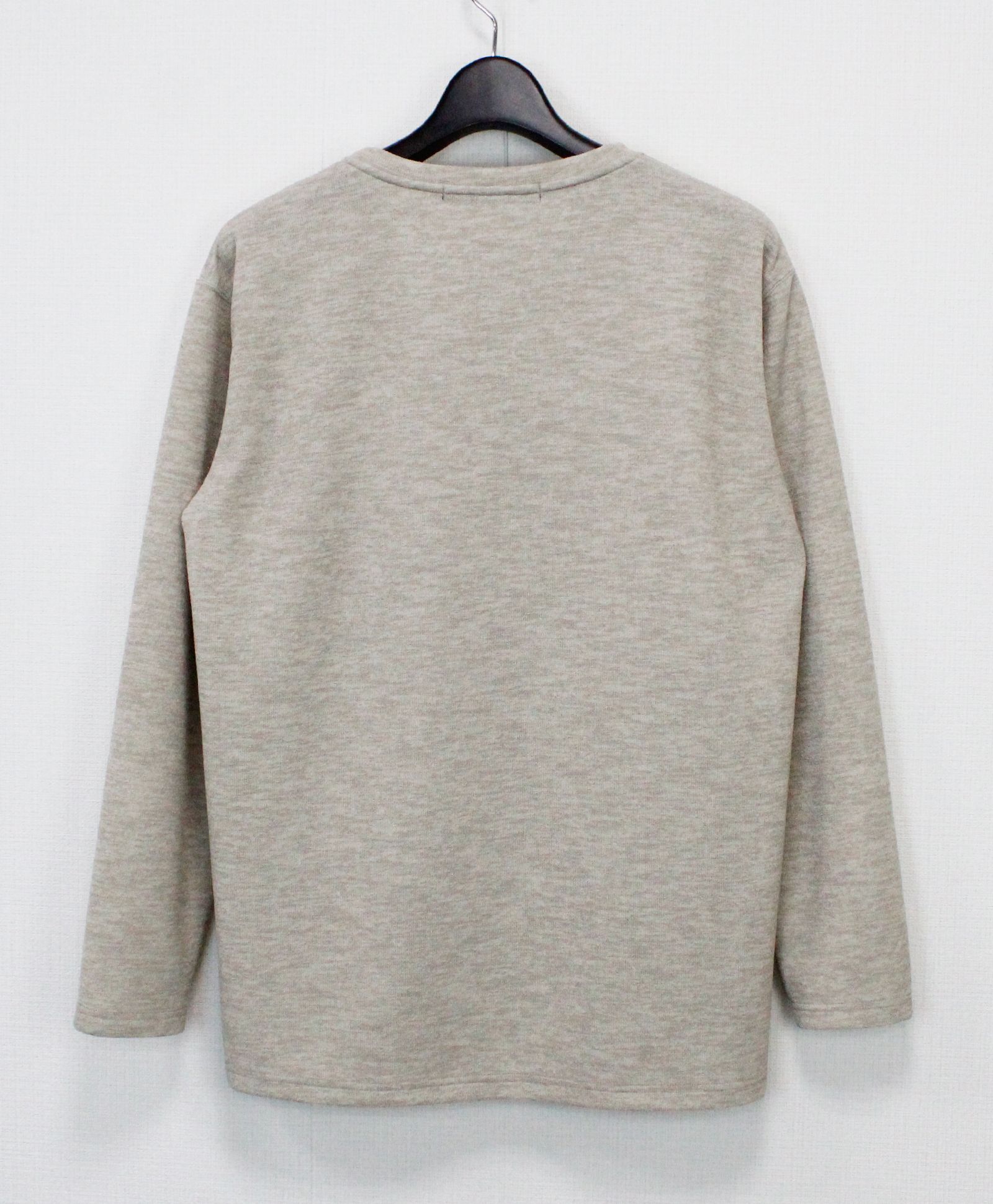 リネンライクダブルフェイスロンT  / ベージュ[86003]